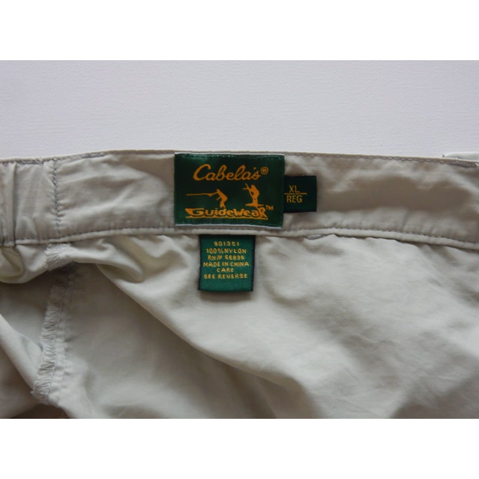 Vintage Cabela's Men's Pants Convertible Zip to Shorts XL 40x36 Ivory Track Pants Size US 36 / EU 52 - 5 Thumbnail