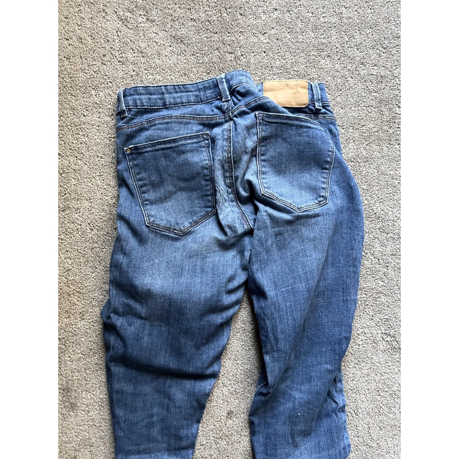 Zara Zara Jeans Women 8 27x28 Blue Skinny Denim Cotton Pockets Zipper Button Regular Womens Size 30" / US 8 / IT 44 - 2 Thumbnail