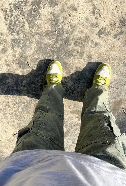 Other Casual Pocket Cargo Pants Straight Trousers Baggy Jeans Size US 32 / EU 48 - 4 Thumbnail