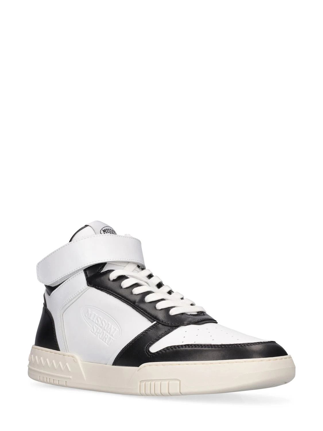 Missoni o1y0225 Hi-Top Sneakers in White/Black Size US 14 / EU 47 - 2 Thumbnail