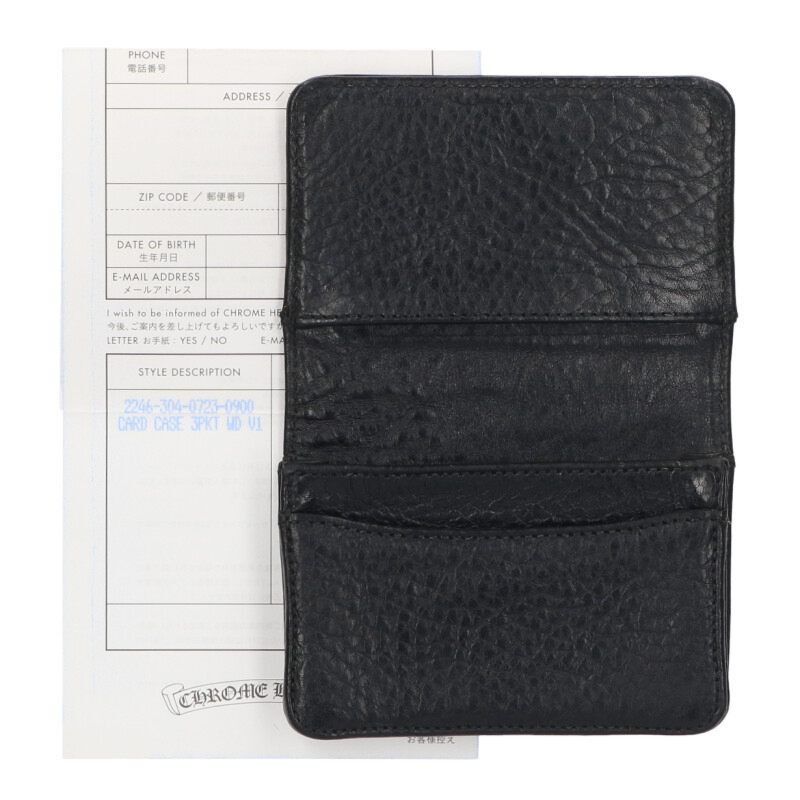 Chrome Hearts Chrome Hearts Leather Card Case Arch Logo Size ONE SIZE - 3 Thumbnail