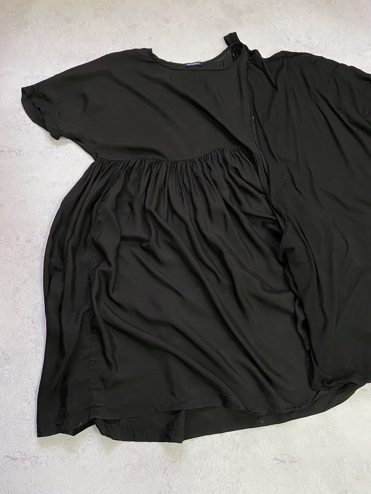 Rundholz Rundholz Asymmetric Papercotton Jersey Dress With Cut Size L Size L / US 10 / IT 46 - 13 Thumbnail