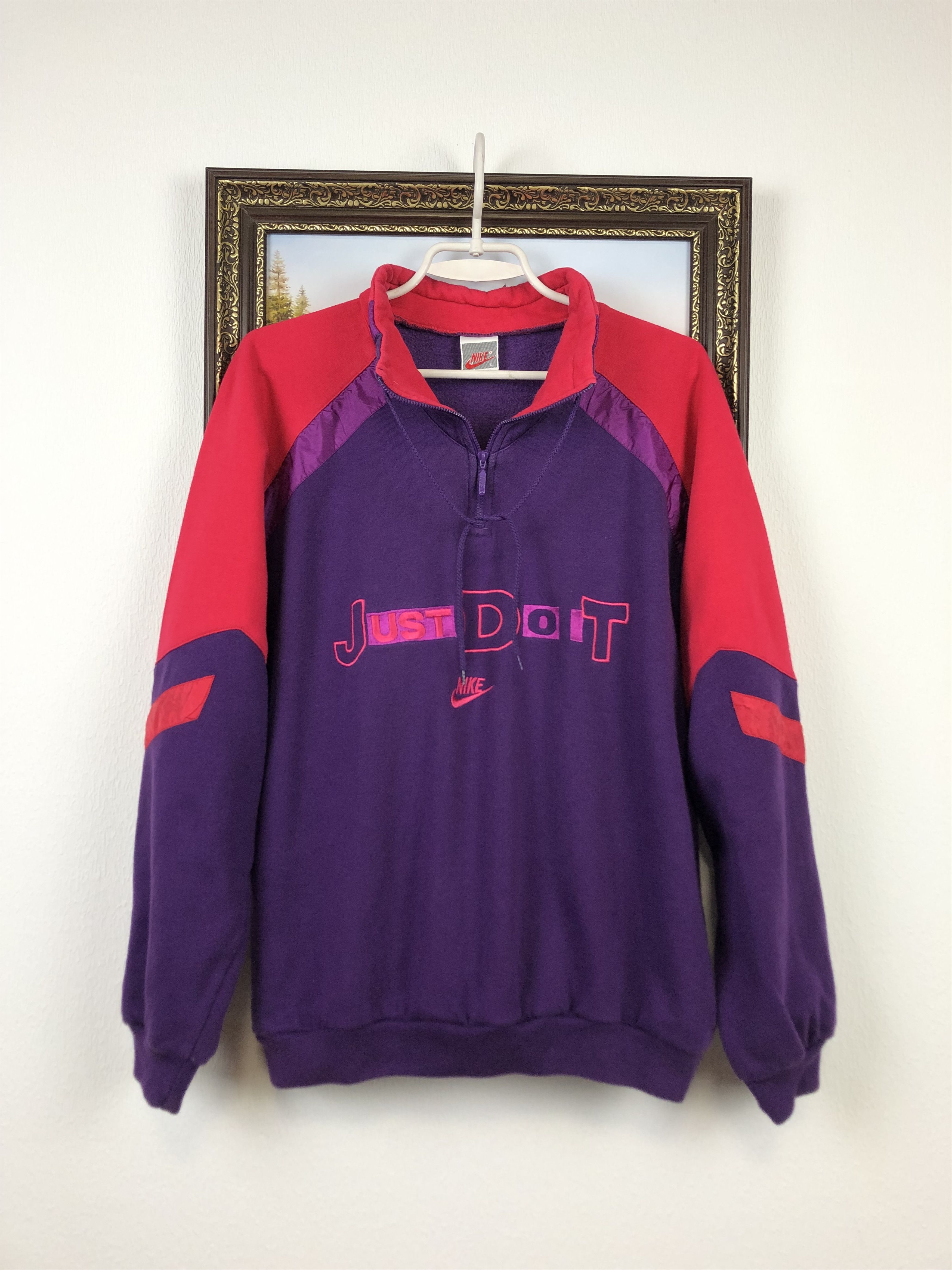 Vintage Nike Sweatshirt Just Do It Big Logo Swoosh Rare
