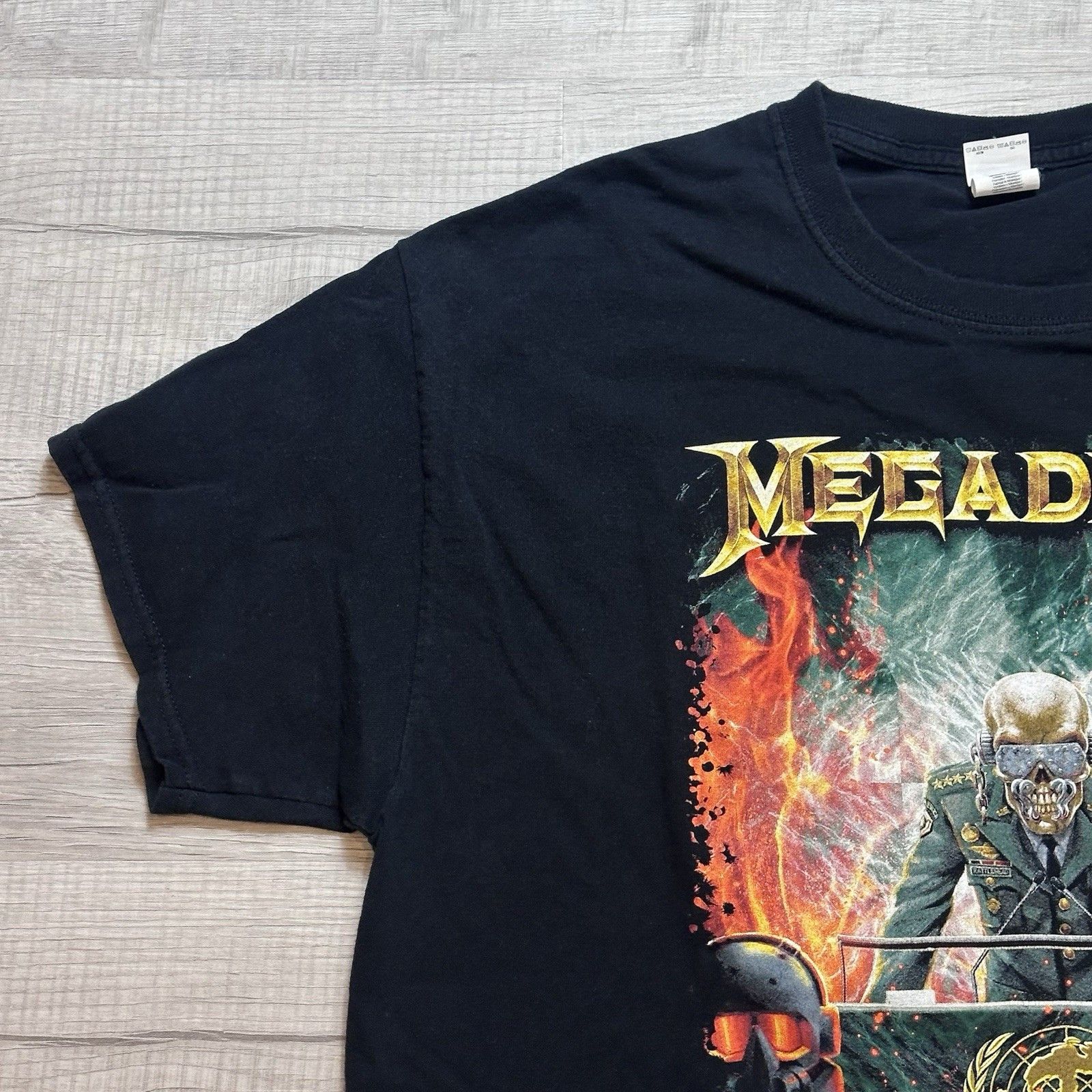 Band Tees Megadeth Dystopia World Tour 2017 Tee Mens XL Band Tee Size US XL / EU 56 / 4 - 6 Thumbnail