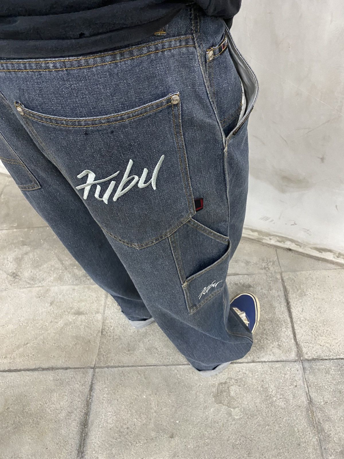 Fubu Vintage Y2K Fubu Denim Carpenter Logo Embroidery Size US 34 / EU 50 - 7 Thumbnail