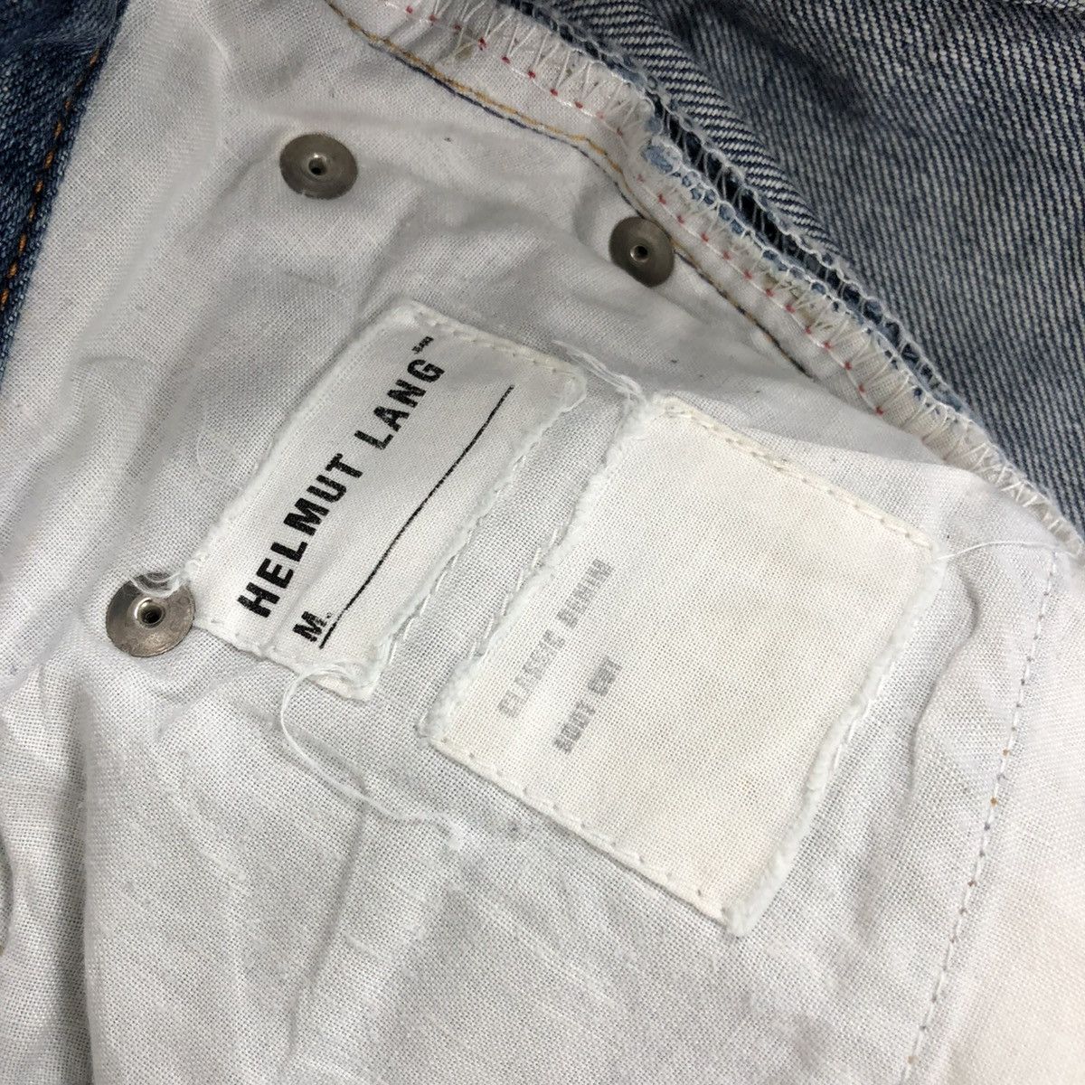 Helmut Lang Vintage Helmut Lang Faded Classic Denim Bootcut Flared Jeans Size US 29 - 13 Thumbnail