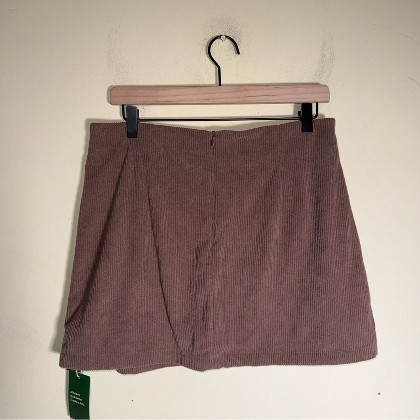 Other NWT HALARA brown corduroy 90s grunge style mini skort L Size 30" / US 8 / IT 44 - 3 Thumbnail