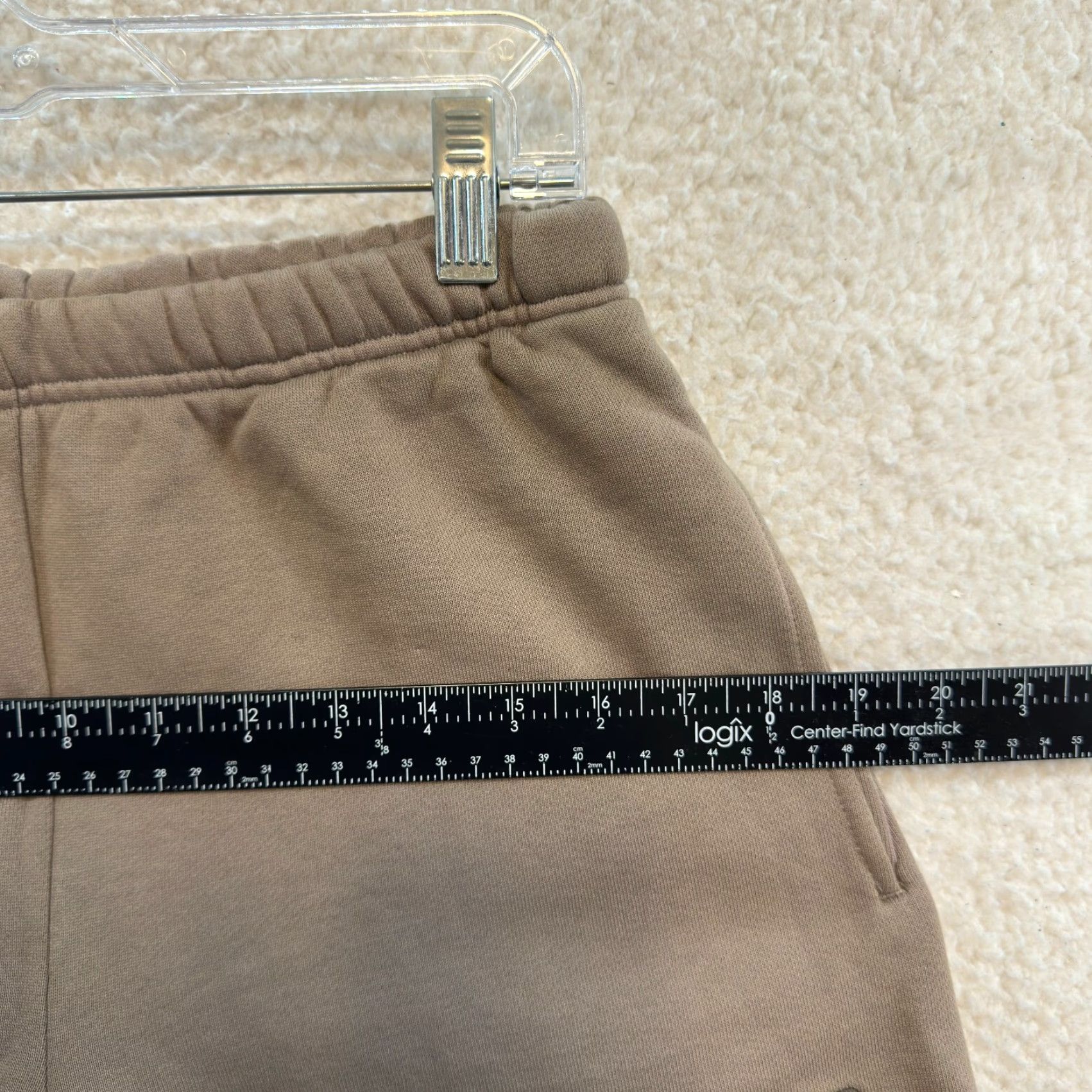 Aritzia NEW NWT Aritzia Super World Sweat Shorts S Small Womens Taupe Tan Jersey Elastic Size S / US 4 / IT 40 - 6 Thumbnail
