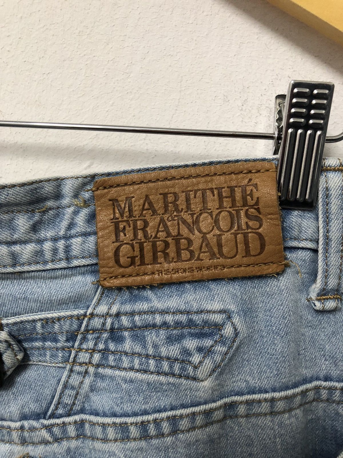 Marithe + Francois Girbaud VTG Marithé François Girbaud Baggy Denim Carpenter Pants 90s Size US 30 / EU 46 - 6 Thumbnail