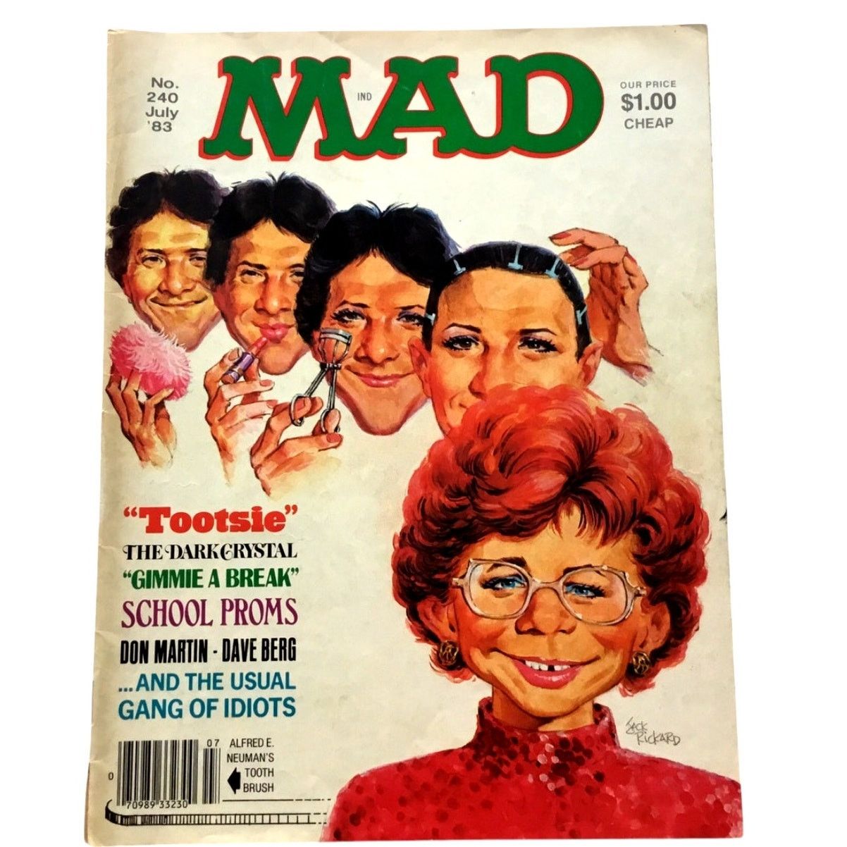 Other Mad Magazine No. 240 Vintage July 1983 Tootsie Size ONE SIZE - 1 Thumbnail