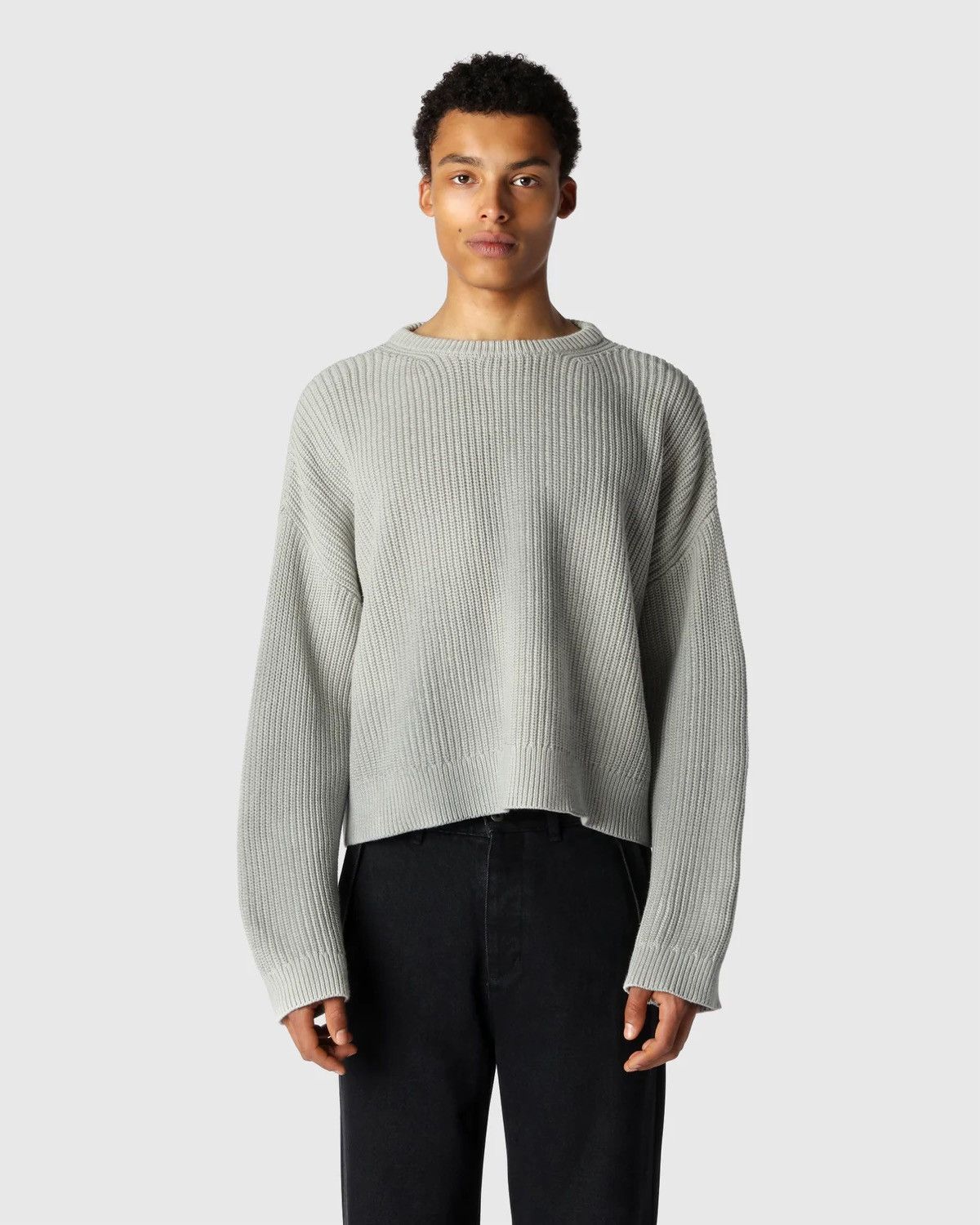 Lac Demure 'PEROZ' DYED SWEATER SMOKE Size US M / EU 48-50 / 2 - 3 Thumbnail