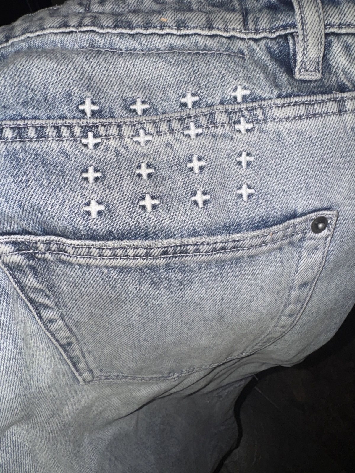 Ksubi Ksubi Distressed Extra Baggy Denim Size US 30 / EU 46 - 8 Thumbnail