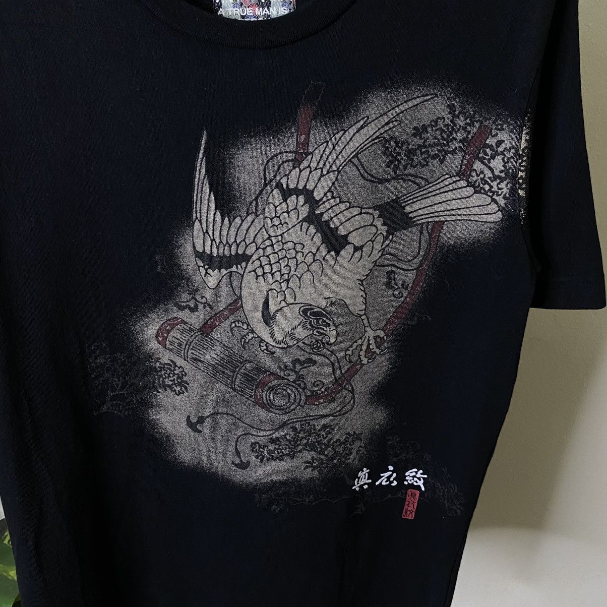 Japanese Brand Sukajan Japan Motive Karakuri Tamashii Ed Hardy Style TShirt Size US M / EU 48-50 / 2 - 2 Thumbnail
