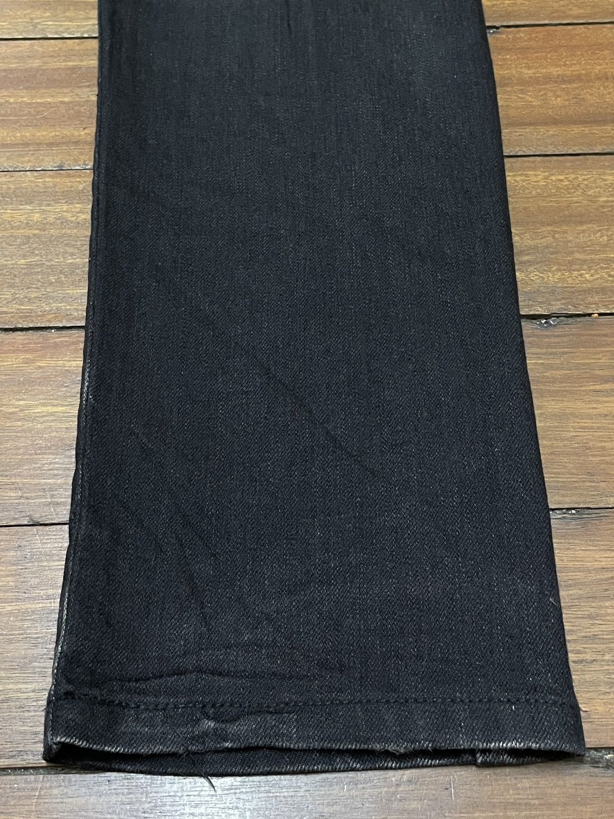 14th Addiction Very Rare Vintage Brand Cabane De Zucca Waxed Jeans 1990s Size US 34 / EU 50 - 8 Thumbnail