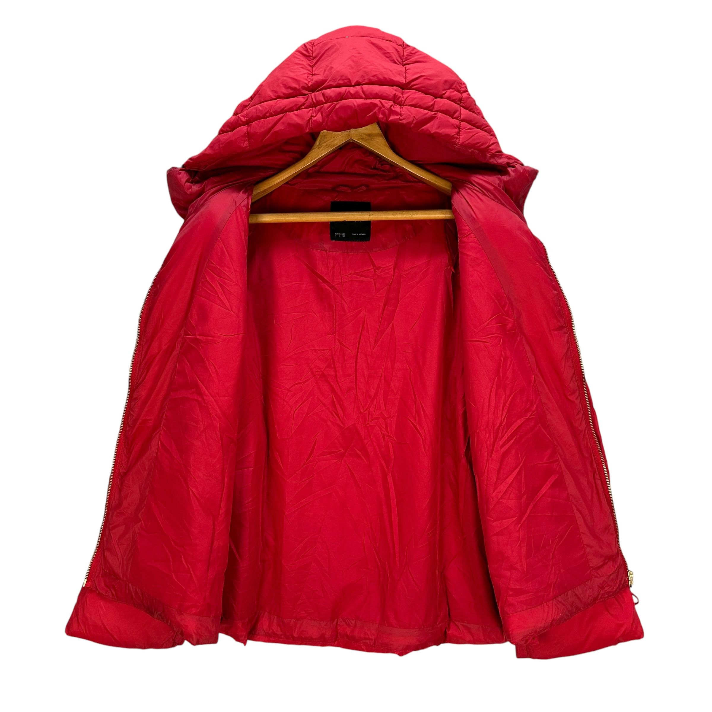 Zara ZARA Outerwear Red Down Jacket Puffer Jacket #A52-1198 Size L / US 10 / IT 46 - 7 Thumbnail