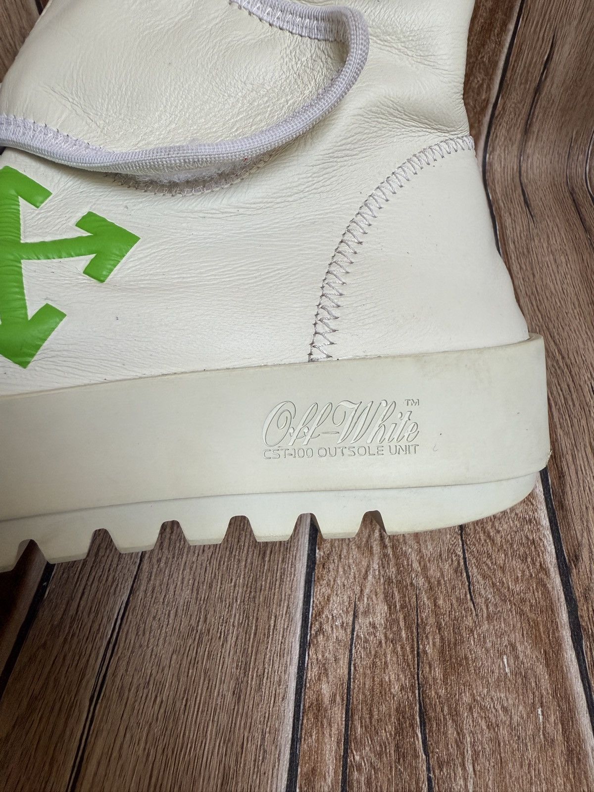 Off-White Polyurethane moto wrap sneakers Size US 11 / EU 44 - 12 Thumbnail