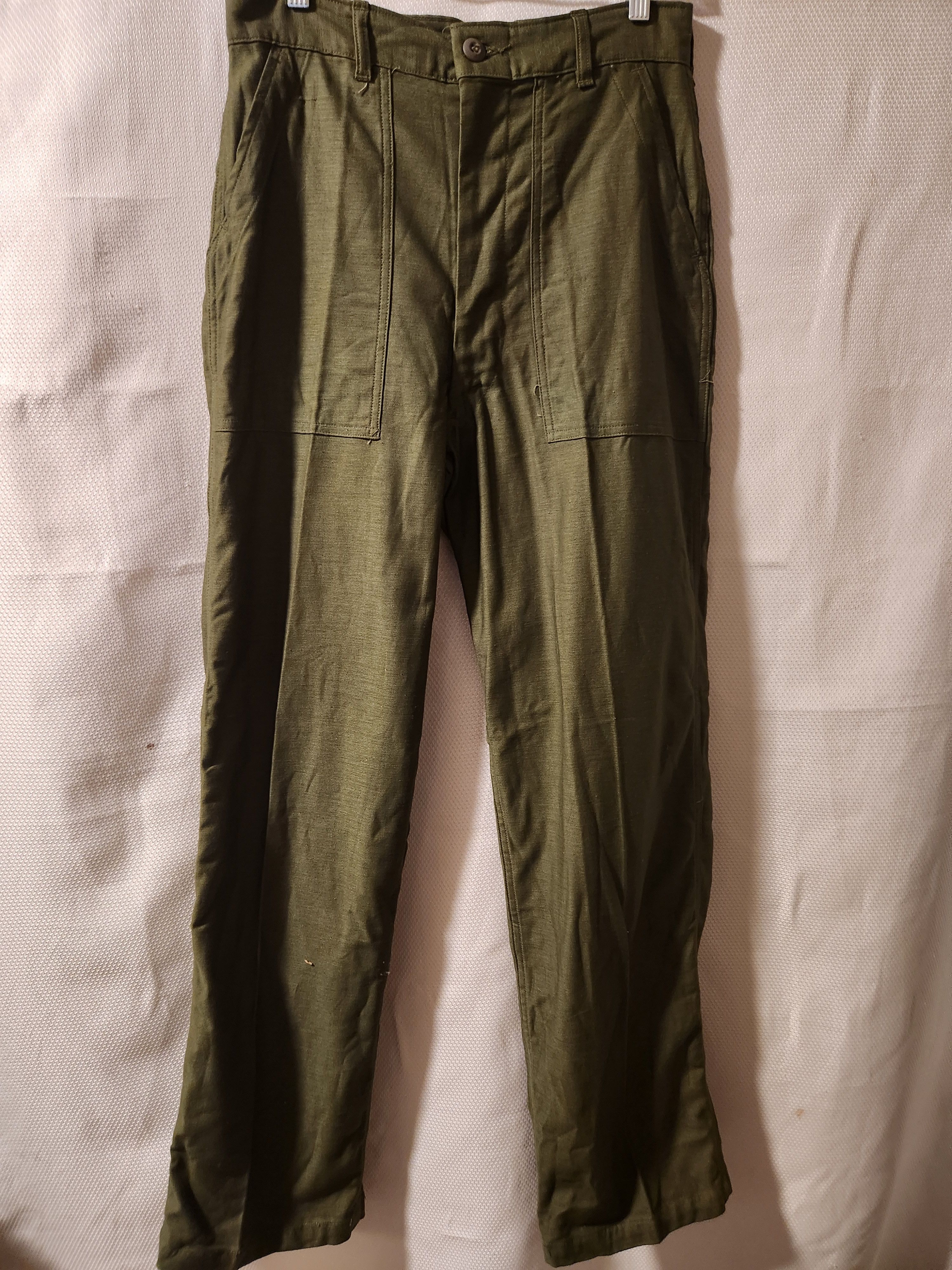 Other NWOT Vintage Vietnam Era Men's Green Cotton U.S. Army Pants Size US 30 / EU 46 - 1 Thumbnail
