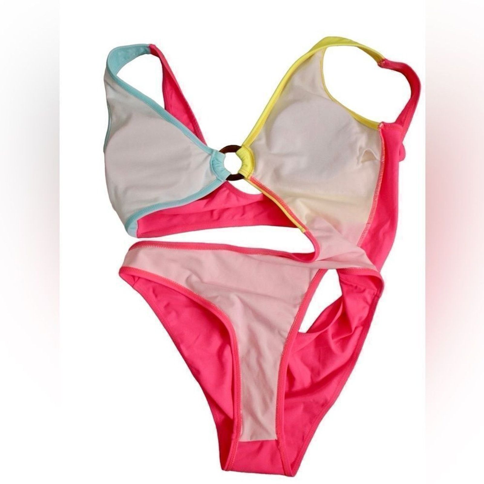 Shein Shein Multi-color Cheeky 1pc Swimsuit MEDIUM Sexy Hyperpop Size M / US 6-8 / IT 42-44 - 5 Thumbnail
