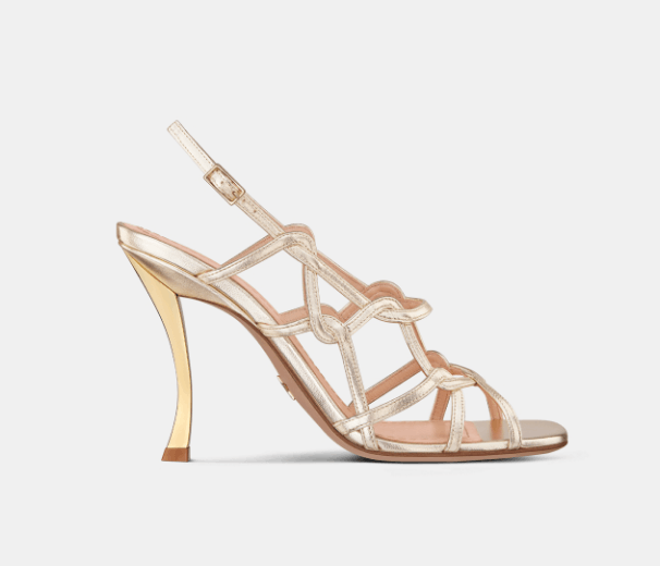 o1w1db10224 D-Fame Heeled Sandals in Gold