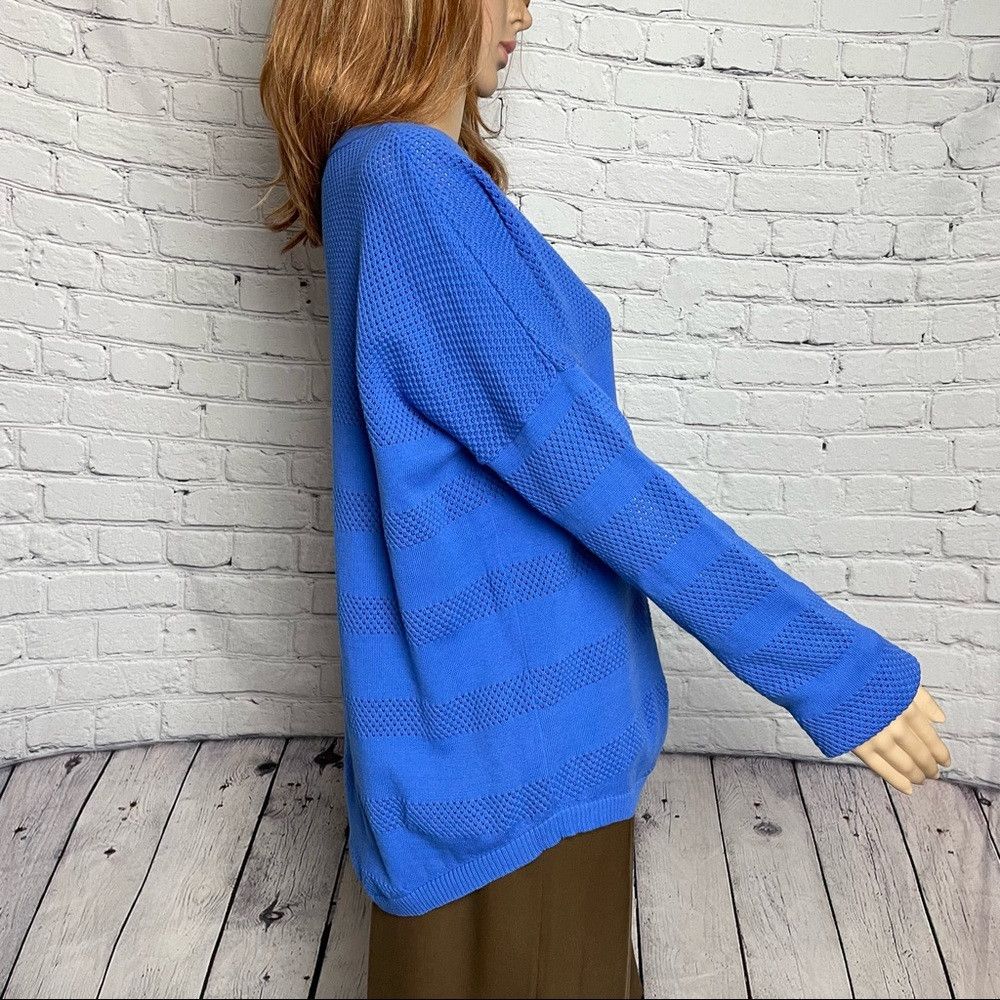 Other IMMA Inlet Cotton Crew Neck Blue Sweater Size L Size L / US 10 / IT 46 - 3 Thumbnail