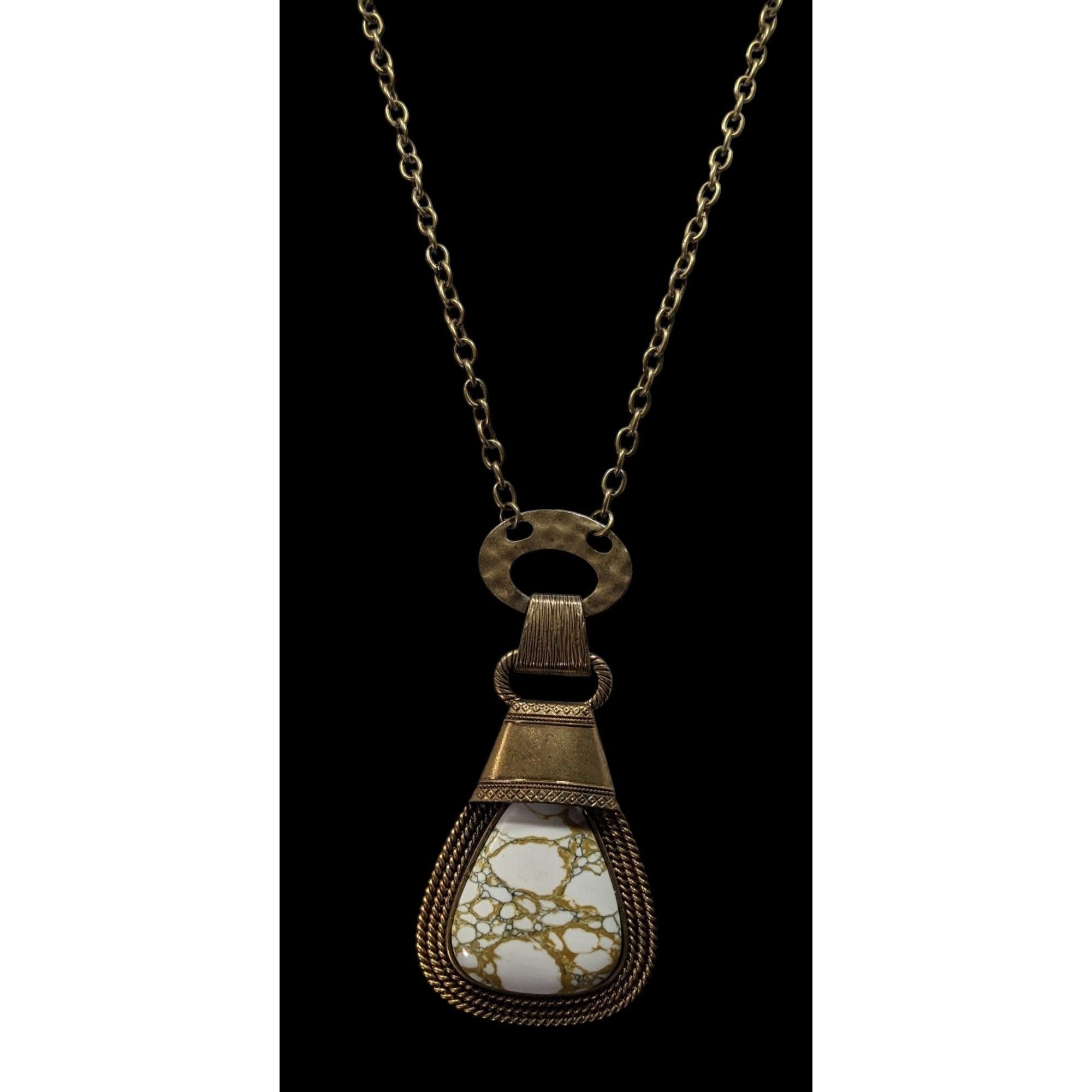 Other Paparazzi Rodeo Royale Brass And Stone Pendant Necklace Size ONE SIZE - 2 Thumbnail