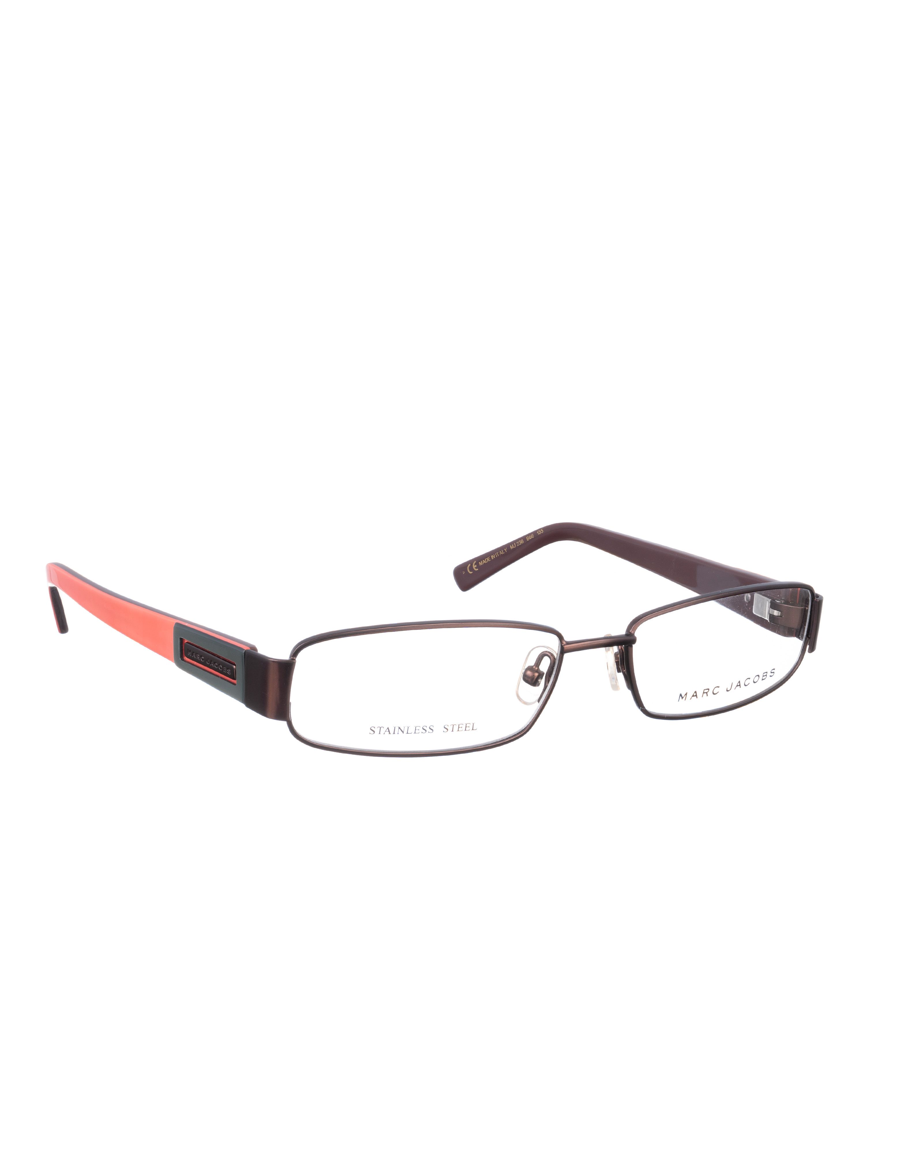 Marc Jacobs Marc Jacobs 00s Brown and Pink Metal Glasses Size ONE SIZE - 2 Thumbnail