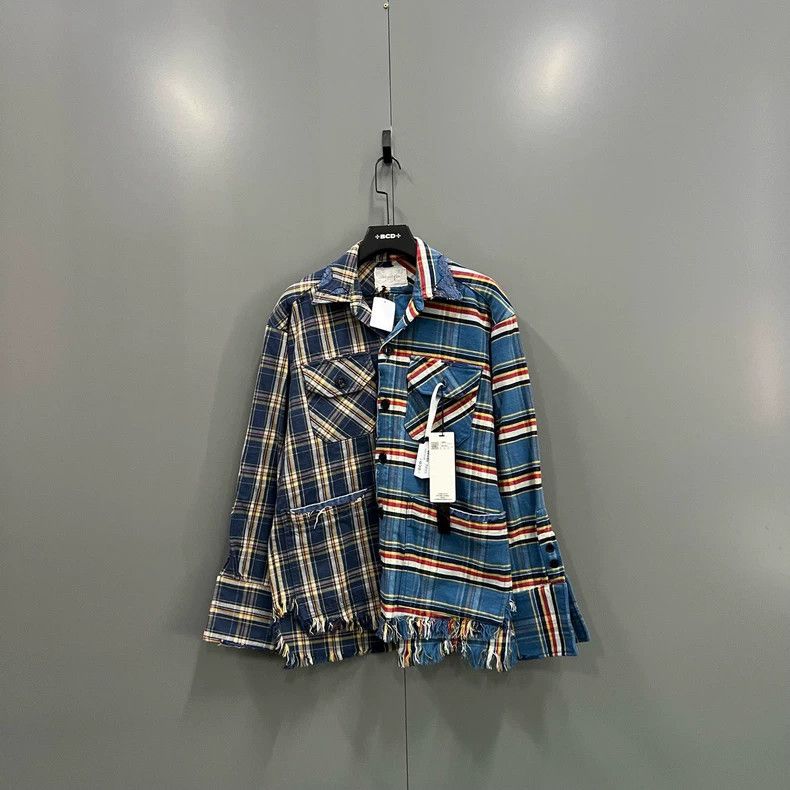 greg lauren size 3 Cowboy Destruction Splicing Hoodie 2506
