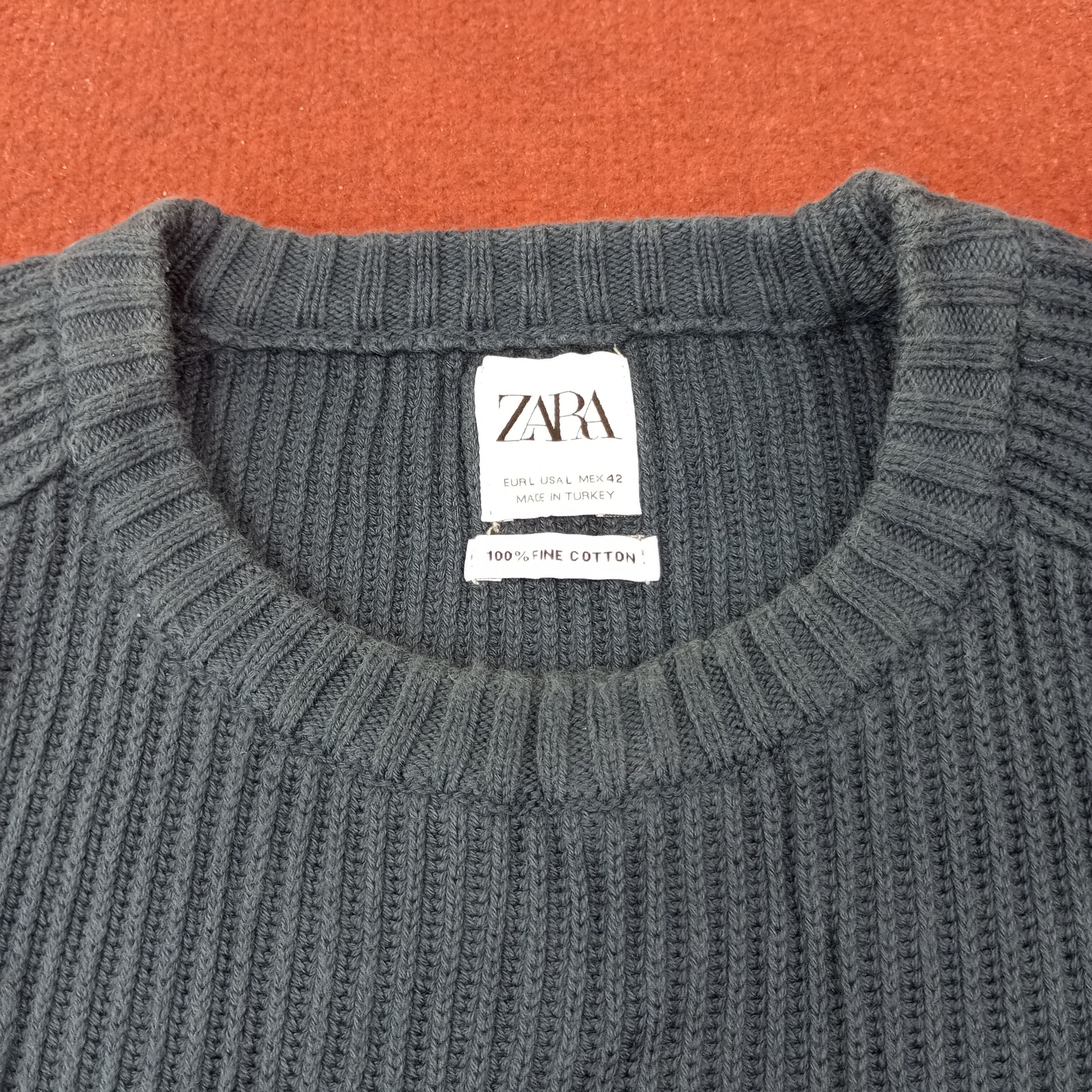 Vintage × Zara Zara x Custom Skulls Art Knitwear Sweater Size US S / EU 44-46 / 1 - 4 Thumbnail