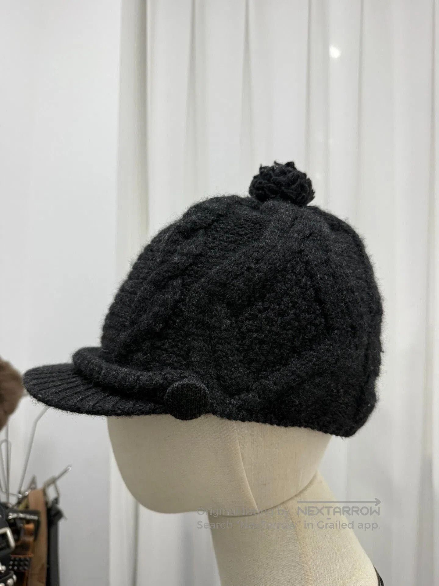 Other Yohji Yamamoto Y's Wool Knit Hat. Size ONE SIZE - 4 Thumbnail