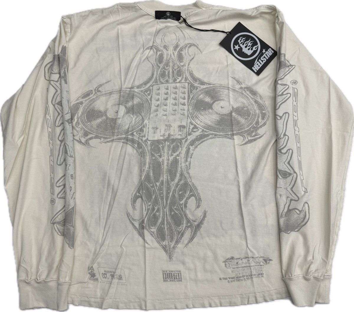 HELLSTAR Hellstar DJ Reverse Long Sleeve T-shirt Size US L / EU 52-54 / 3 - 9 Thumbnail