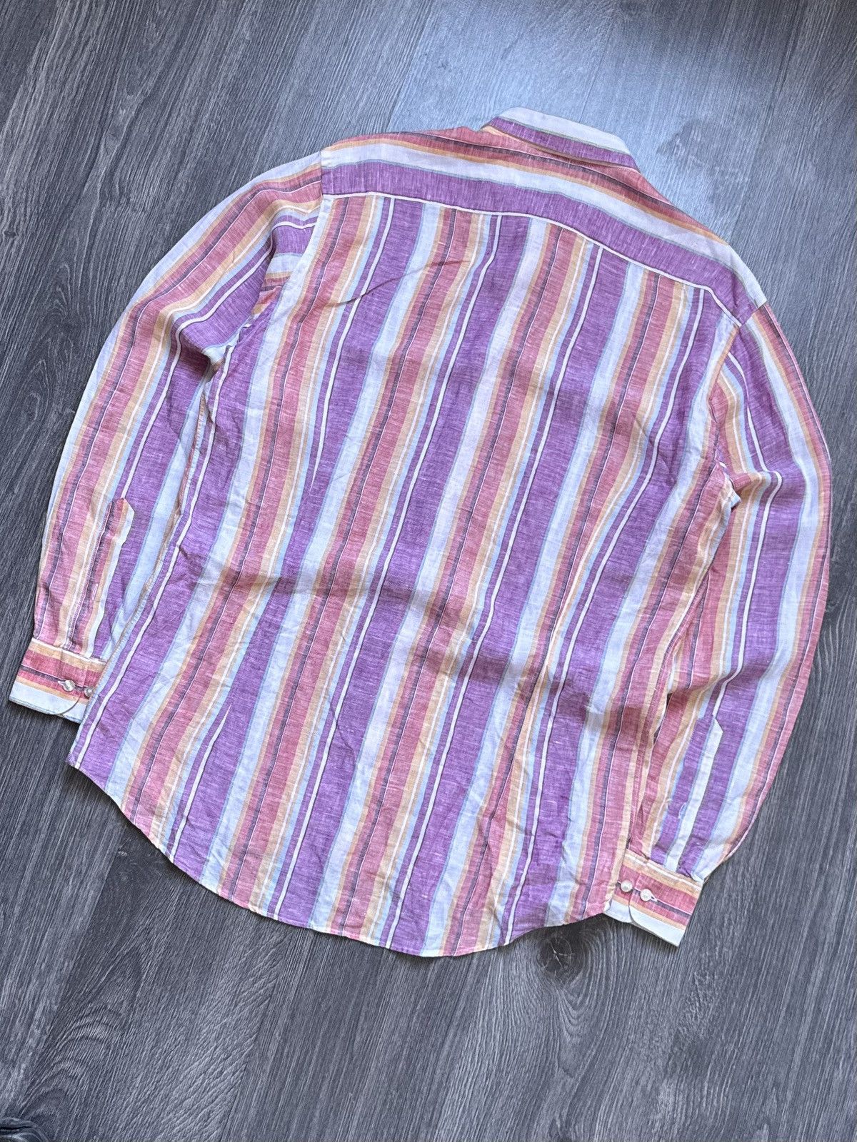 Etro Etro Luxury Multicolor Stripe T-Shirt Missoni Style Size US L / EU 52-54 / 3 - 4 Thumbnail