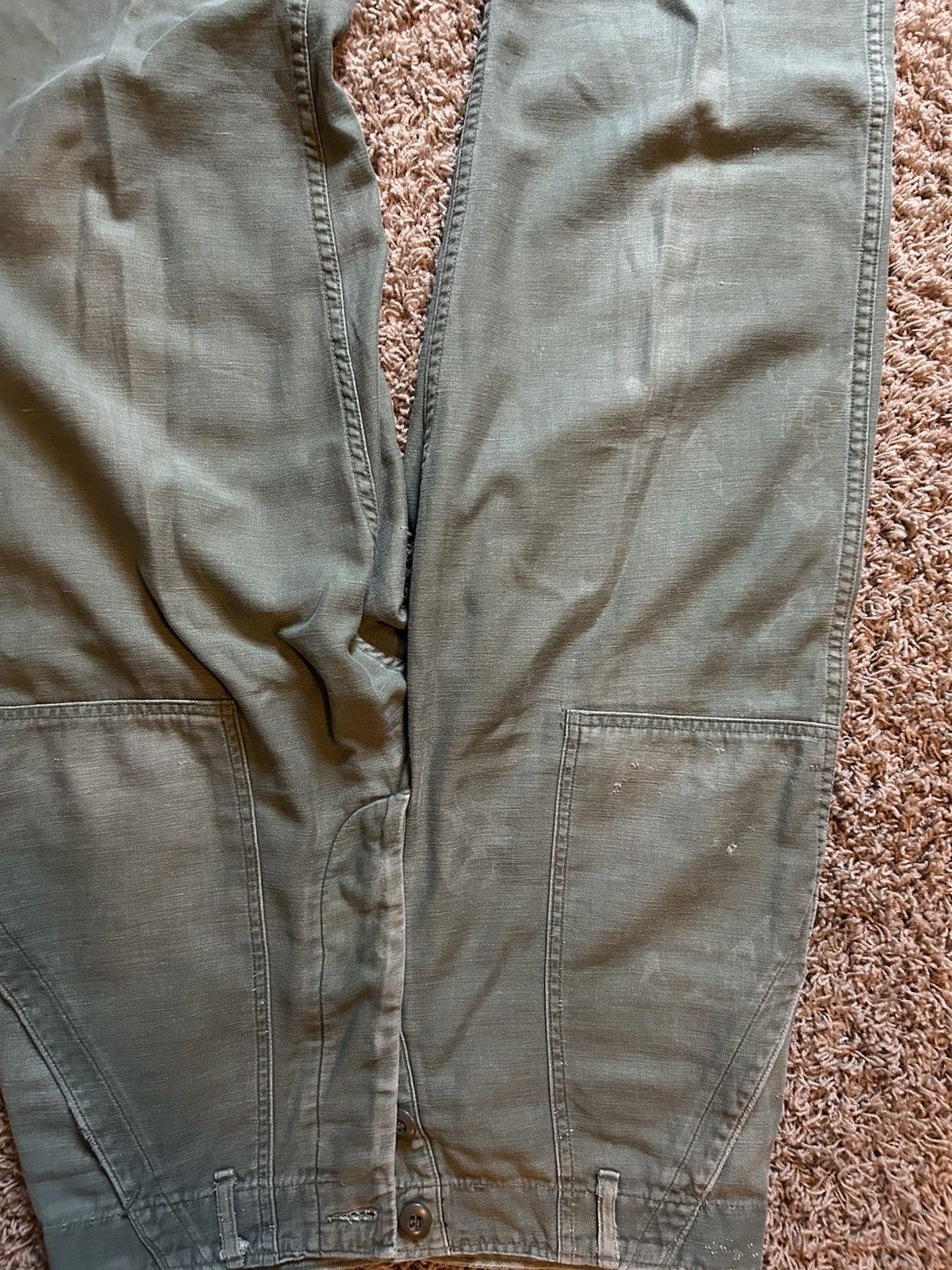 Vintage OG-107 GI x Military x Surplus x Sateen Trousers Size US 32 / EU 48 - 10 Thumbnail