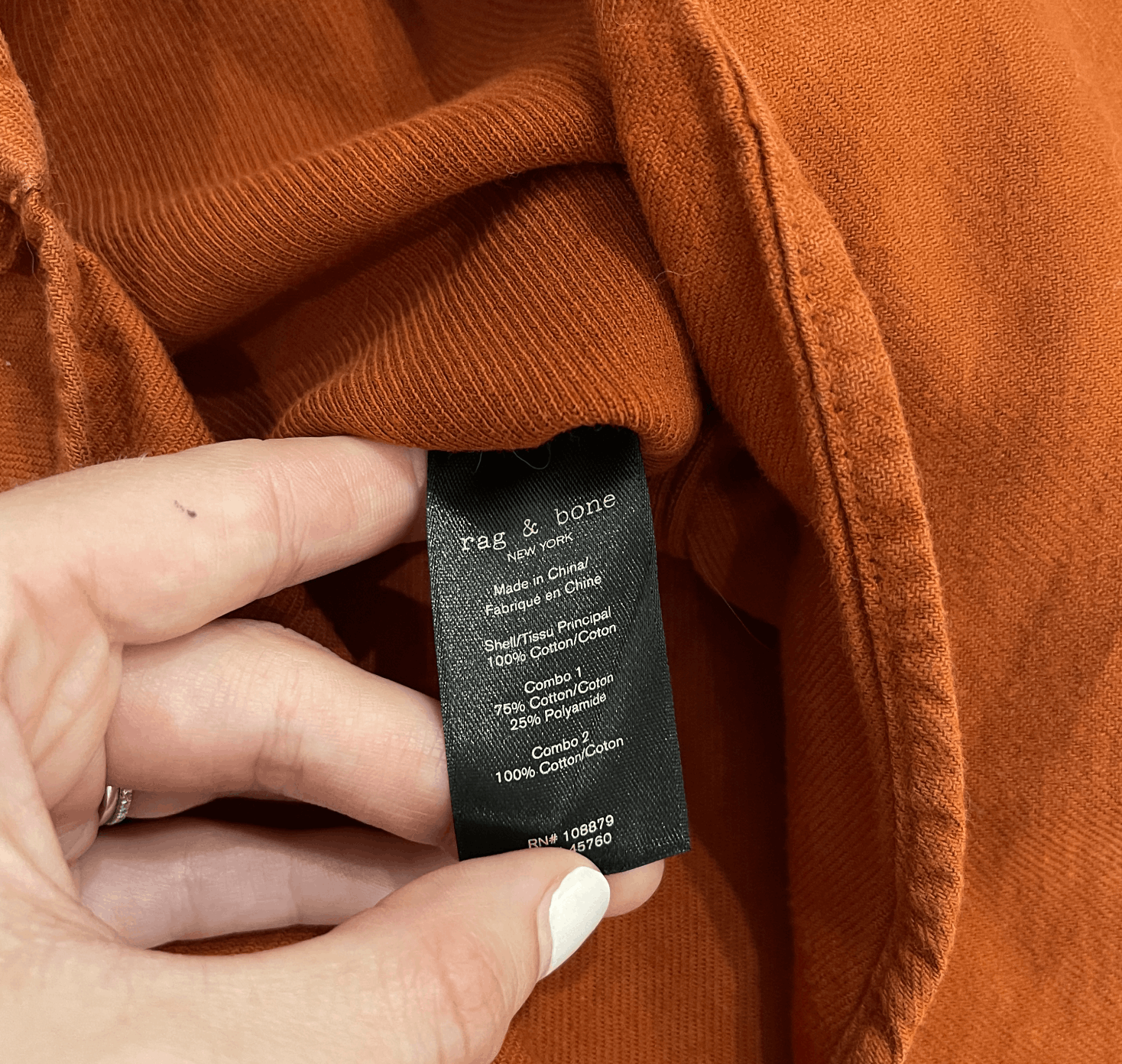 Rag & Bone Rag & Bone Stretch Cotton Moleskin Jacket In Orgtea Size US M / EU 48-50 / 2 - 6 Thumbnail
