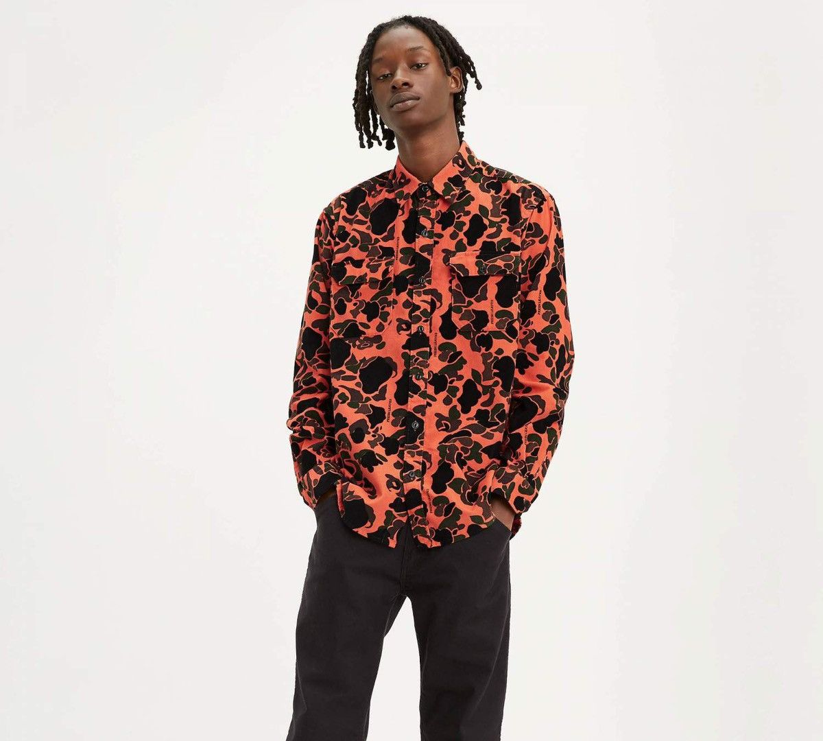 Levi's Levi’s x Justin Timberlake Camouflage Button Shirt Size US XL / EU 56 / 4 - 10 Thumbnail