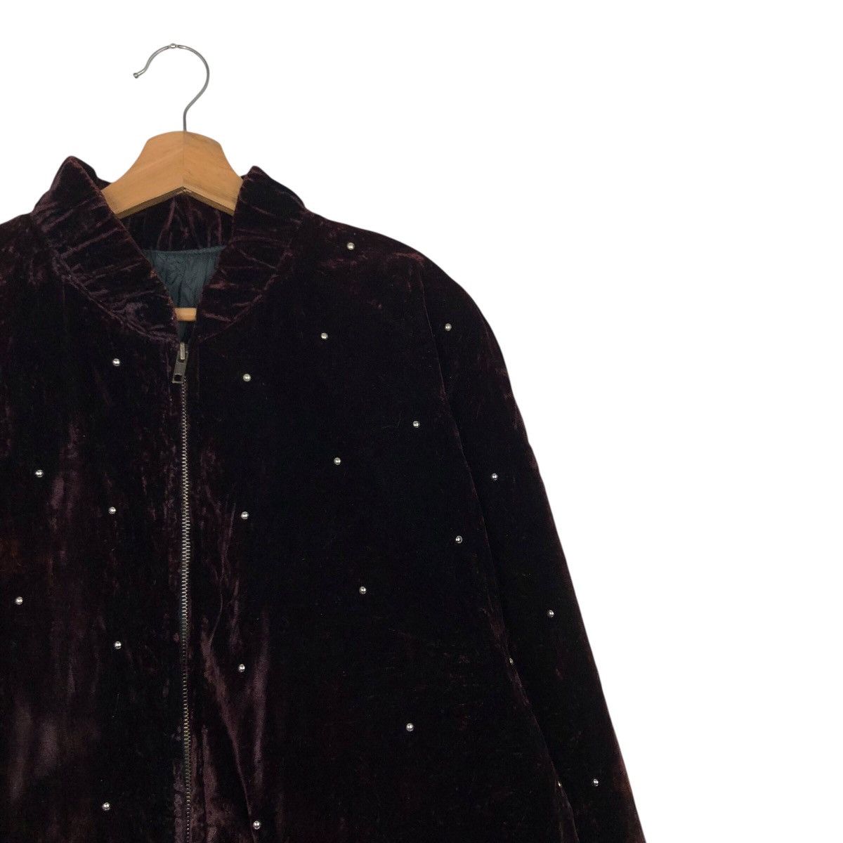 Japanese Brand 📌Vintage Velvet Bombet Jacket Hei Rim Issey Miyake Size US M / EU 48-50 / 2 - 8 Thumbnail