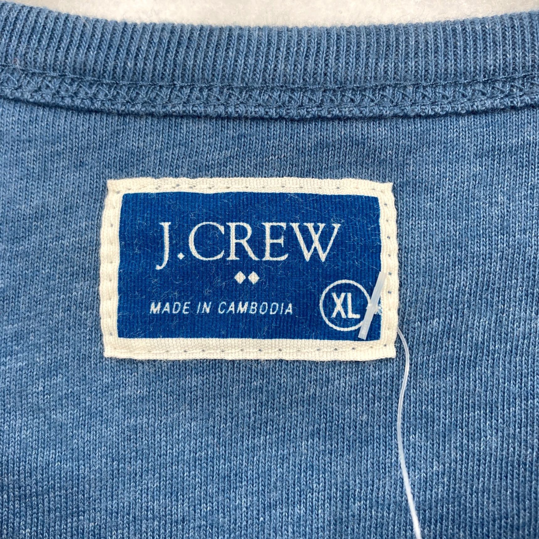 J.Crew J.Crew Marled Cotton Henley Long Sleeve T-Shirt Mens XL Blue Preppy Outdoors NWT Size US XL / EU 56 / 4 - 4 Thumbnail