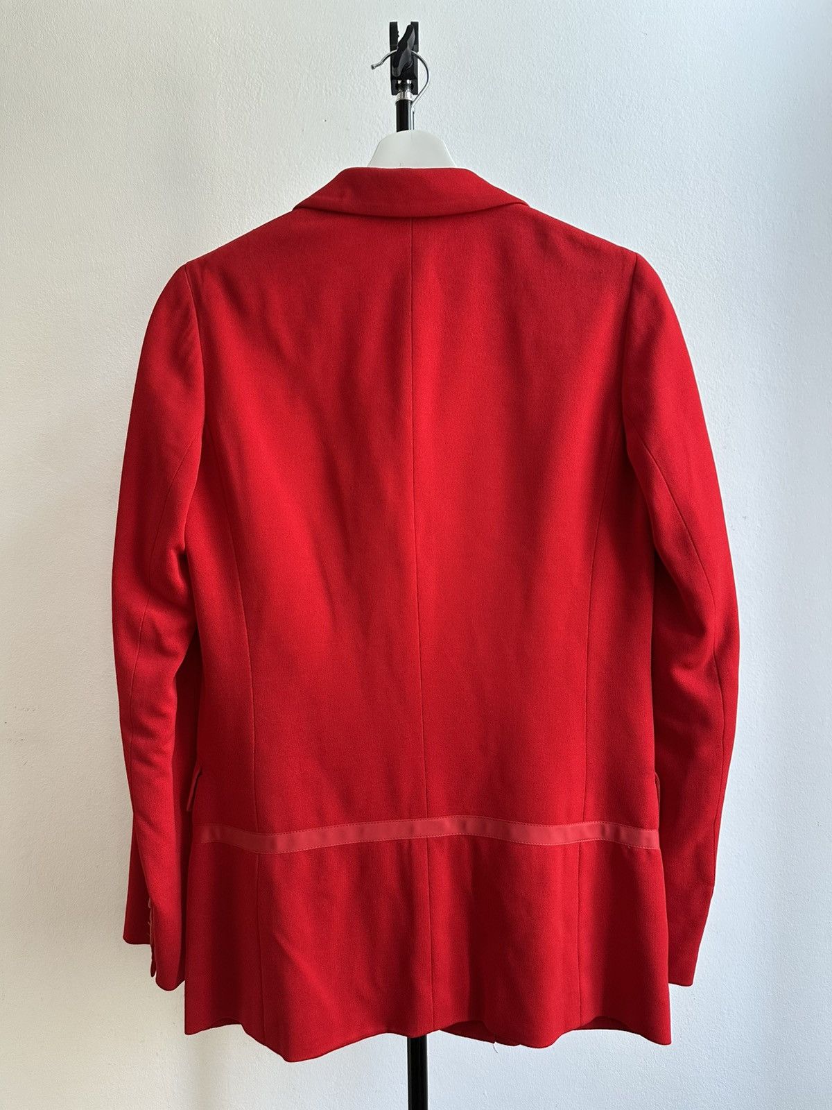 Helmut Lang Helmut Lang 1990s Runway Rare Archive Red Classic Blazer Size M / US 6-8 / IT 42-44 - 7 Thumbnail