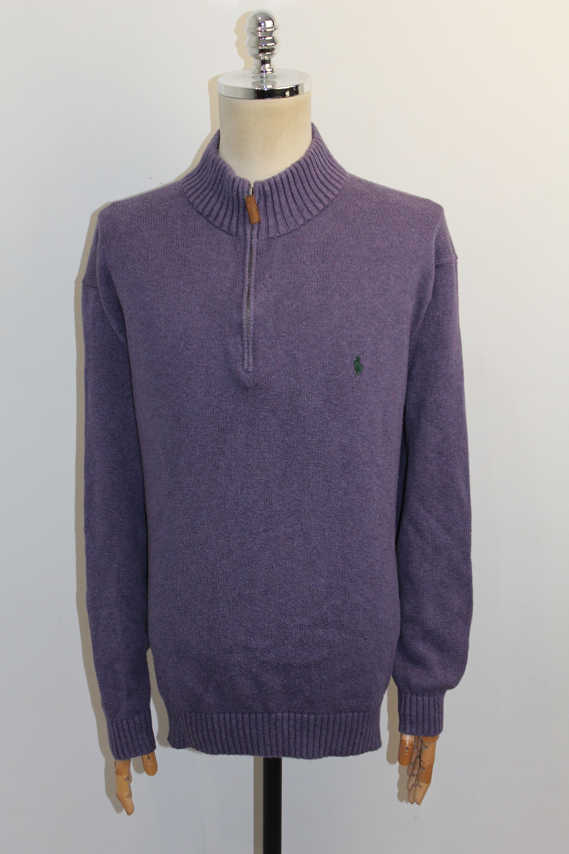 Polo Ralph Lauren Men's RALPH LAUREN Zip Neck Wool Jumper Size US XXL / EU 58 / 5 - 3 Thumbnail