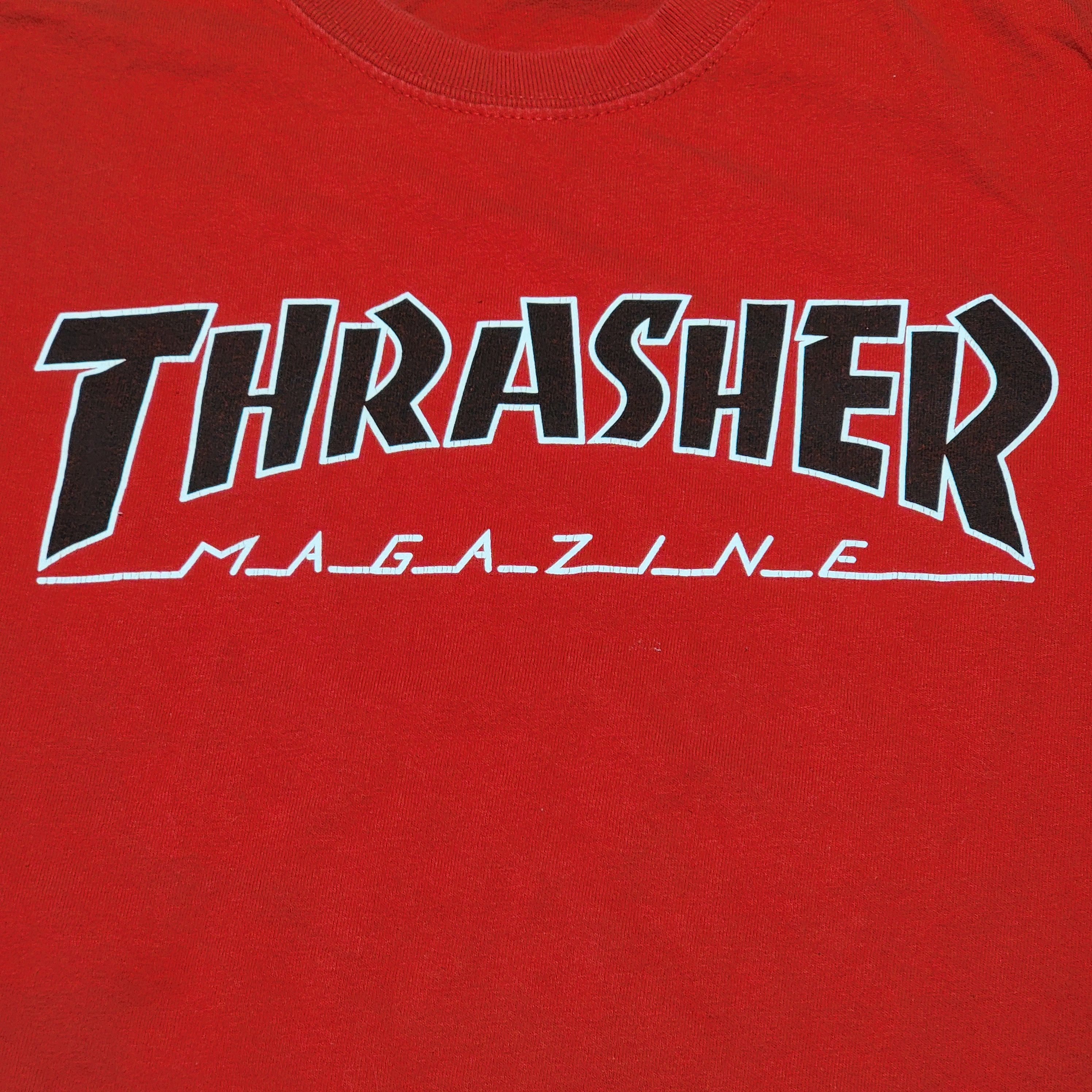 Thrasher Thrasher Magazine SS Red Unisex Tee Size US S / EU 44-46 / 1 - 2 Thumbnail