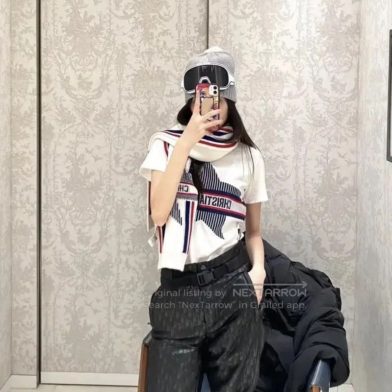 Dior Dior Star Logo Cotton Blend Short Sleeve T. Size XS / US 0-2 / IT 36-38 - 8 Thumbnail