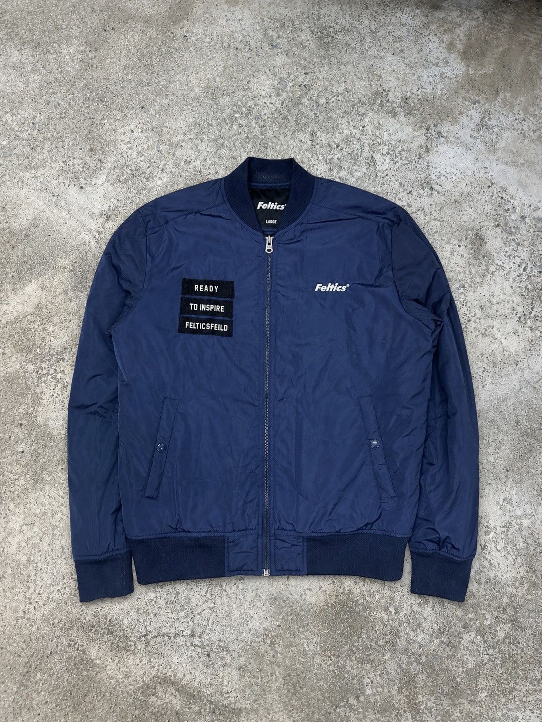 Other Authentic Feltics Patch Embroidery Bomber Jacket Size US M / EU 48-50 / 2 - 1 Thumbnail
