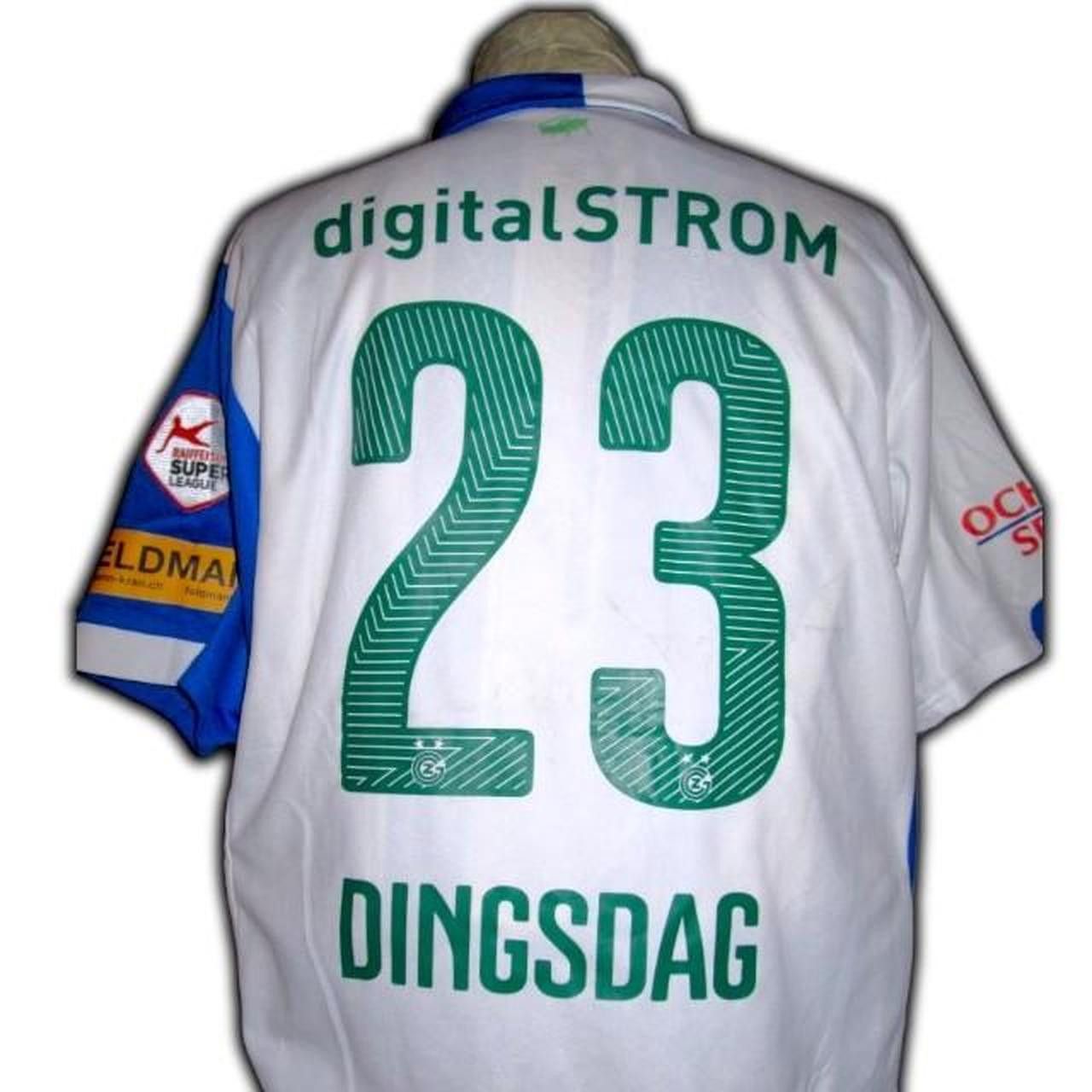 Puma Match Worn Grasshopper Club Zurich 2013 2014 Shirt Jersey Size US XL / EU 56 / 4 - 2 Thumbnail
