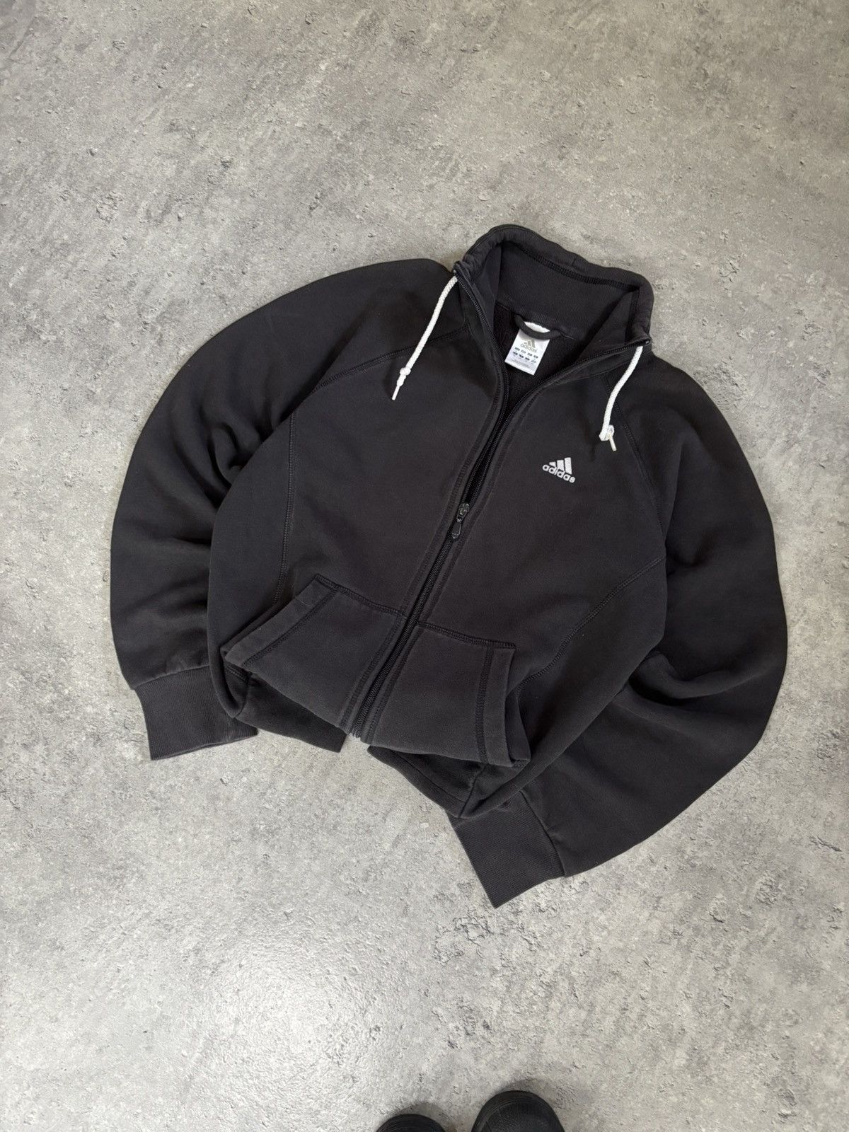 Adidas Adidas Collar Sweatshirt S Streetwear Casual Back Stripes Size S / US 4 / IT 40 - 2 Thumbnail