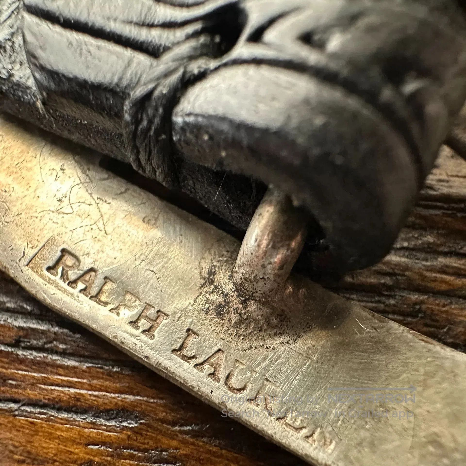 Other Vintage Ralph Lauren RRL Engraved Belt. Size ONE SIZE - 5 Thumbnail