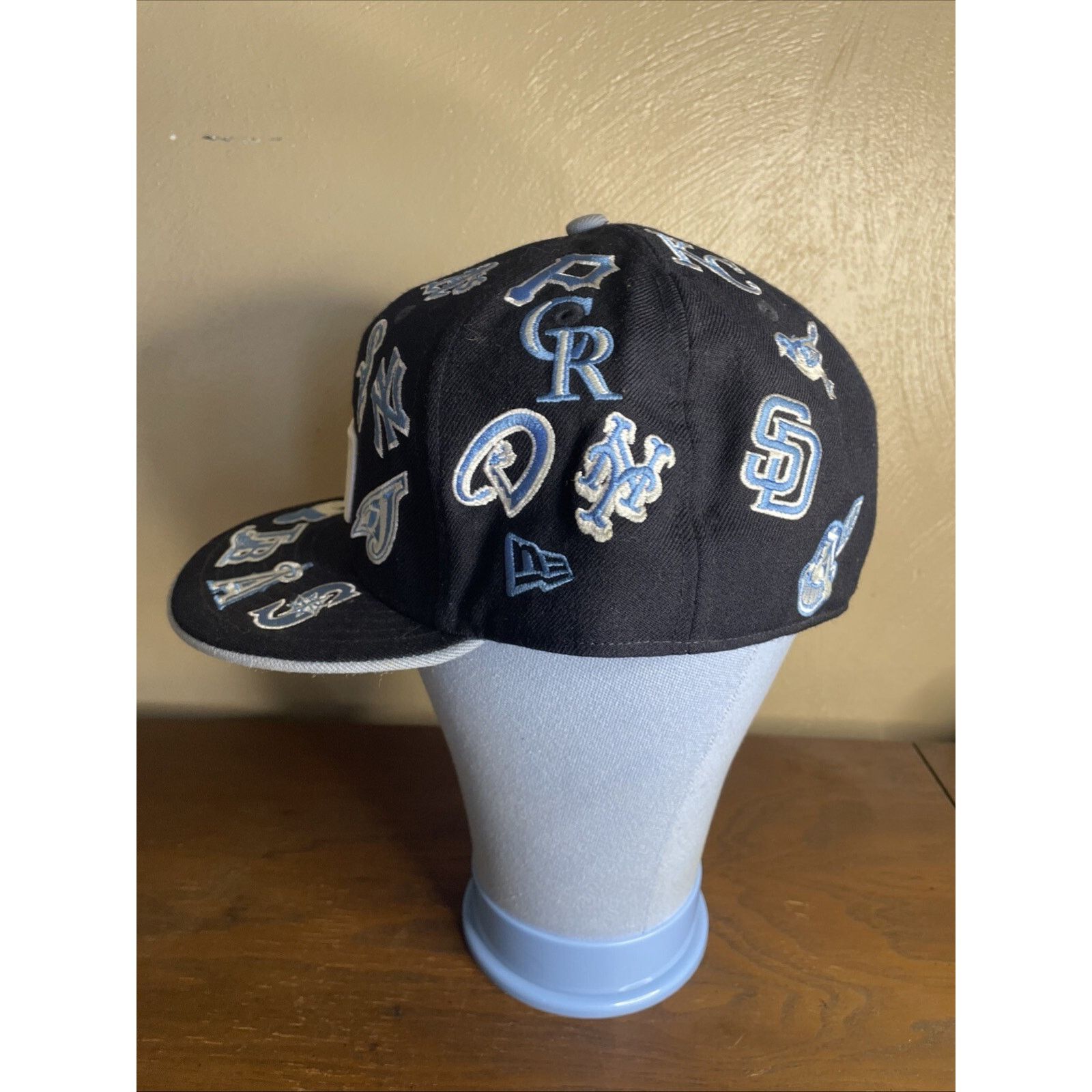 New Era MLB All Over Logos New Era Teams Cap Hat 7 3/4 Size ONE SIZE - 5 Thumbnail