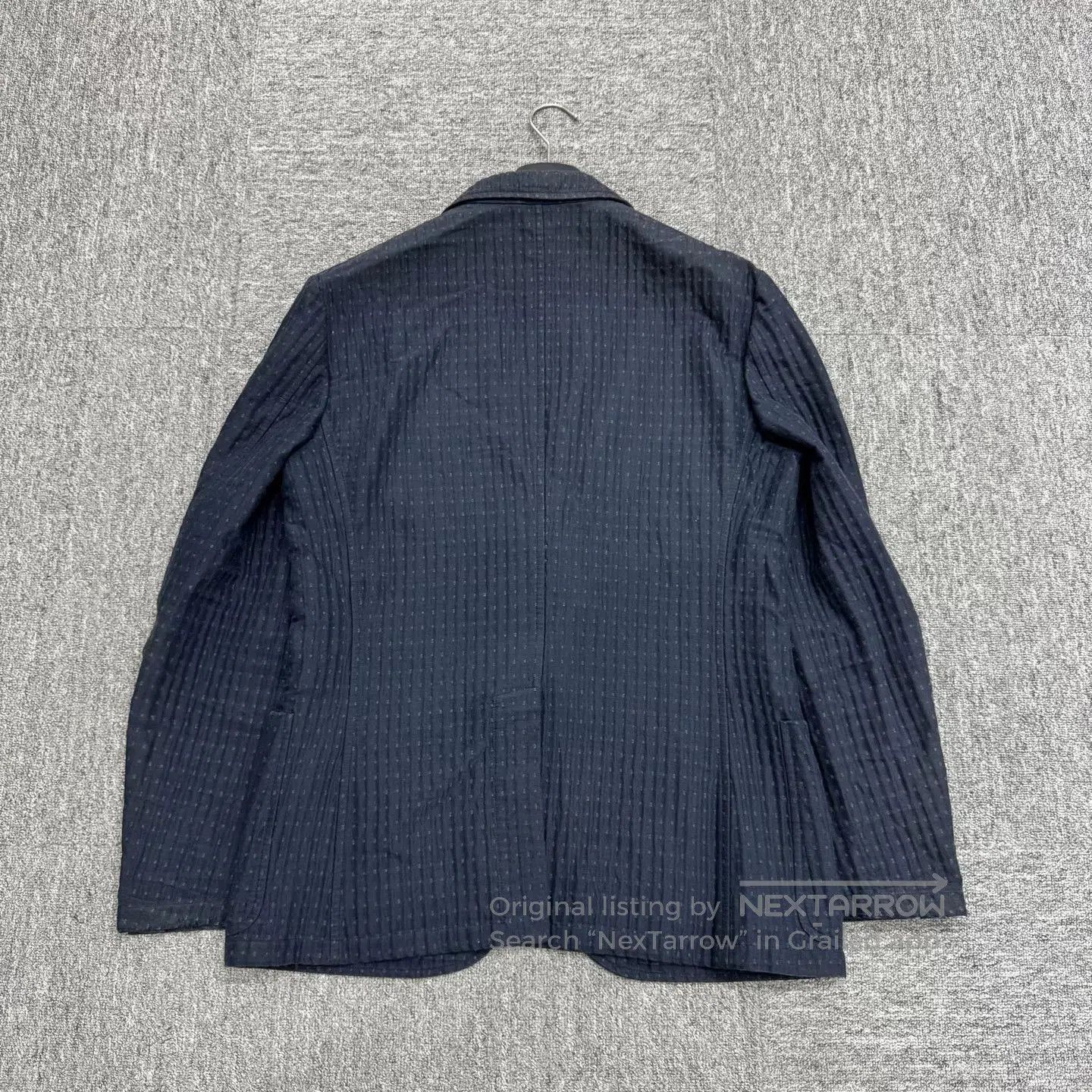 Hermes Hermes Embossed Stripe Wool Blazer. Size US M / EU 48-50 / 2 - 8 Thumbnail