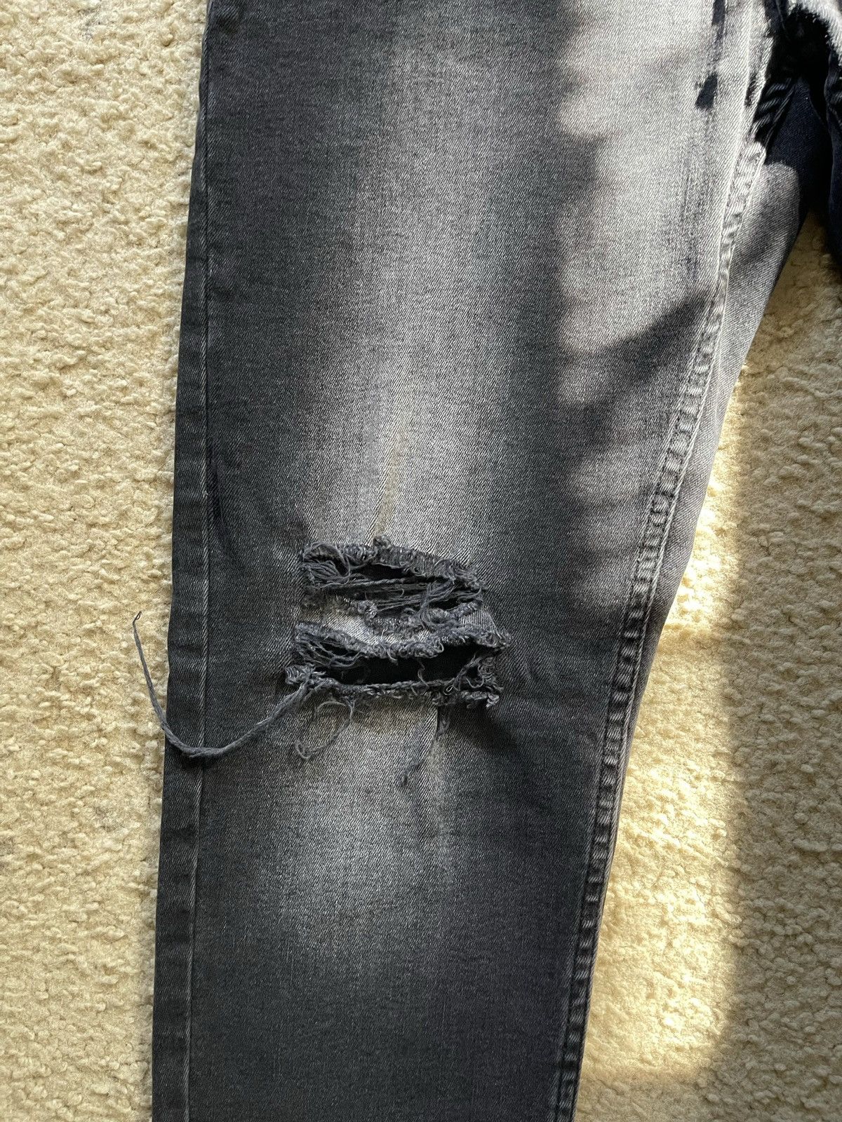 Zara Faded Black Zara Skinny Jeans Size US 31 - 3 Thumbnail