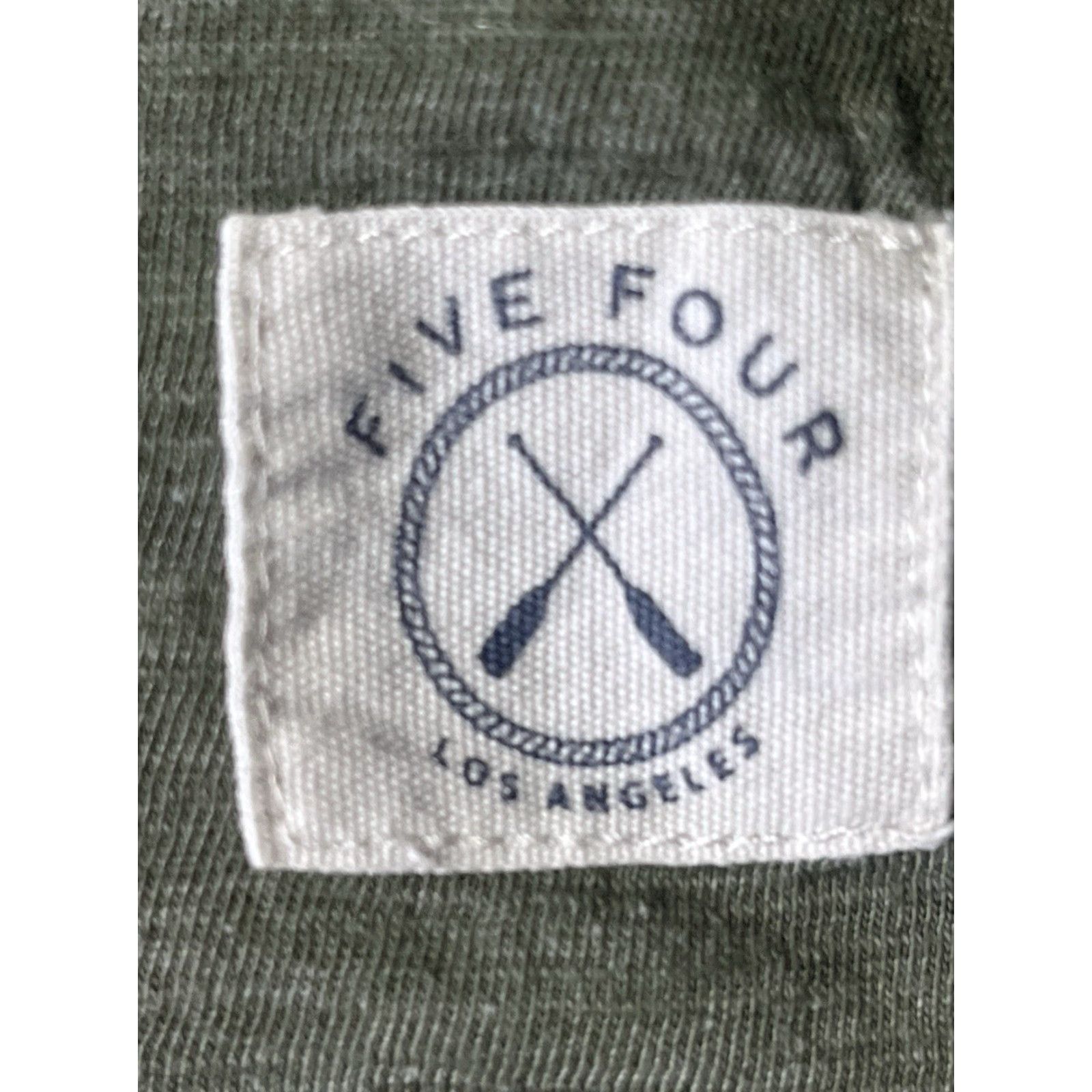 Vintage Five Four T Shirt Mens Medium Green Short Sleeve Regular Fit logo Cotton Crew Neck Casual All Seasons, Outdoor, Designer Men Shirts Size US M / EU 48-50 / 2 - 6 Thumbnail