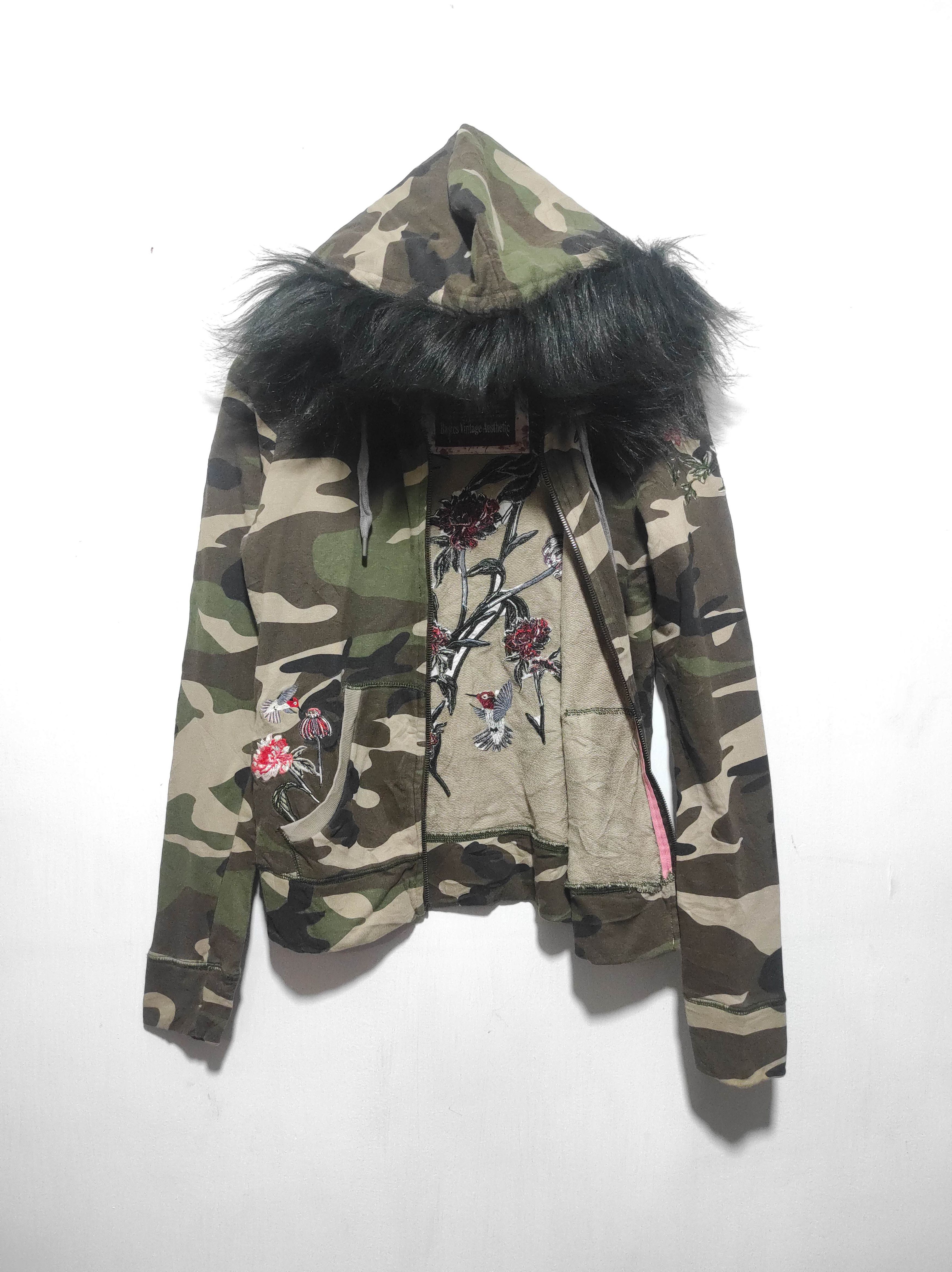 If Six Was Nine LTB Camo Embroidery Zip Fur Hoodie IfSixWasNine LGB style Size US S / EU 44-46 / 1 - 10 Thumbnail