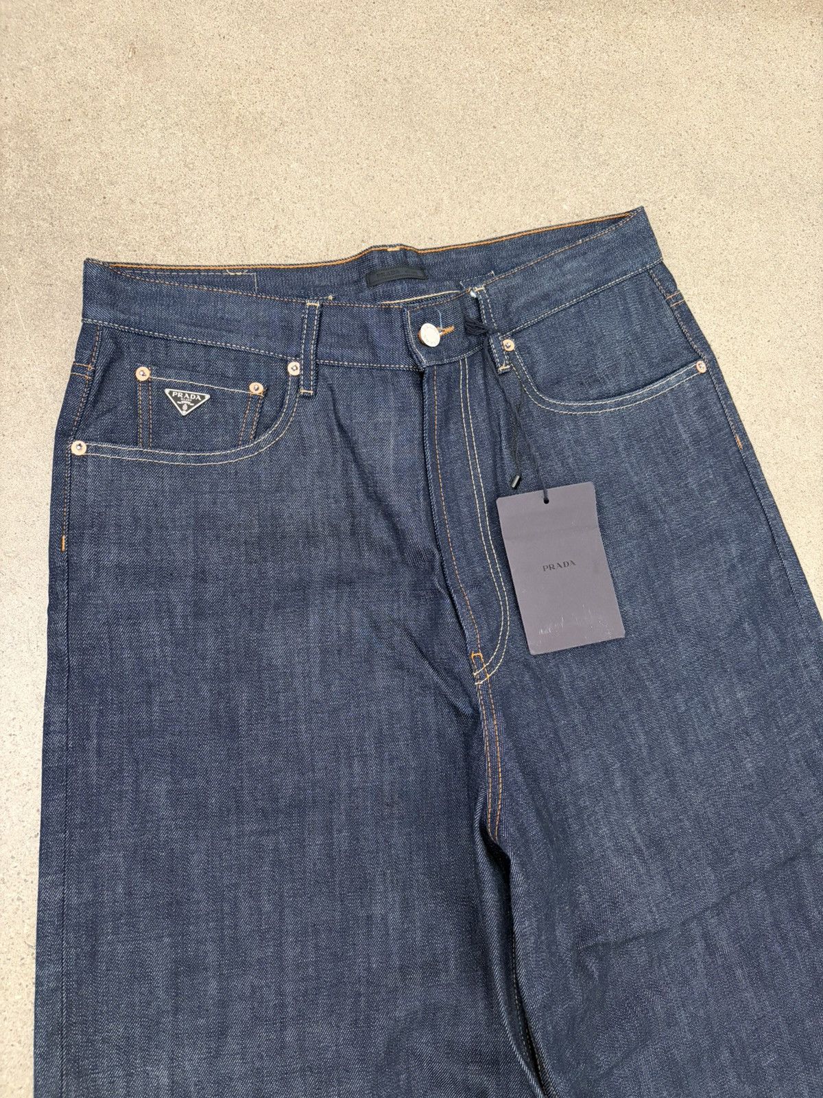 Prada wide leg selvage denim Size US 32 / EU 48 - 4 Thumbnail